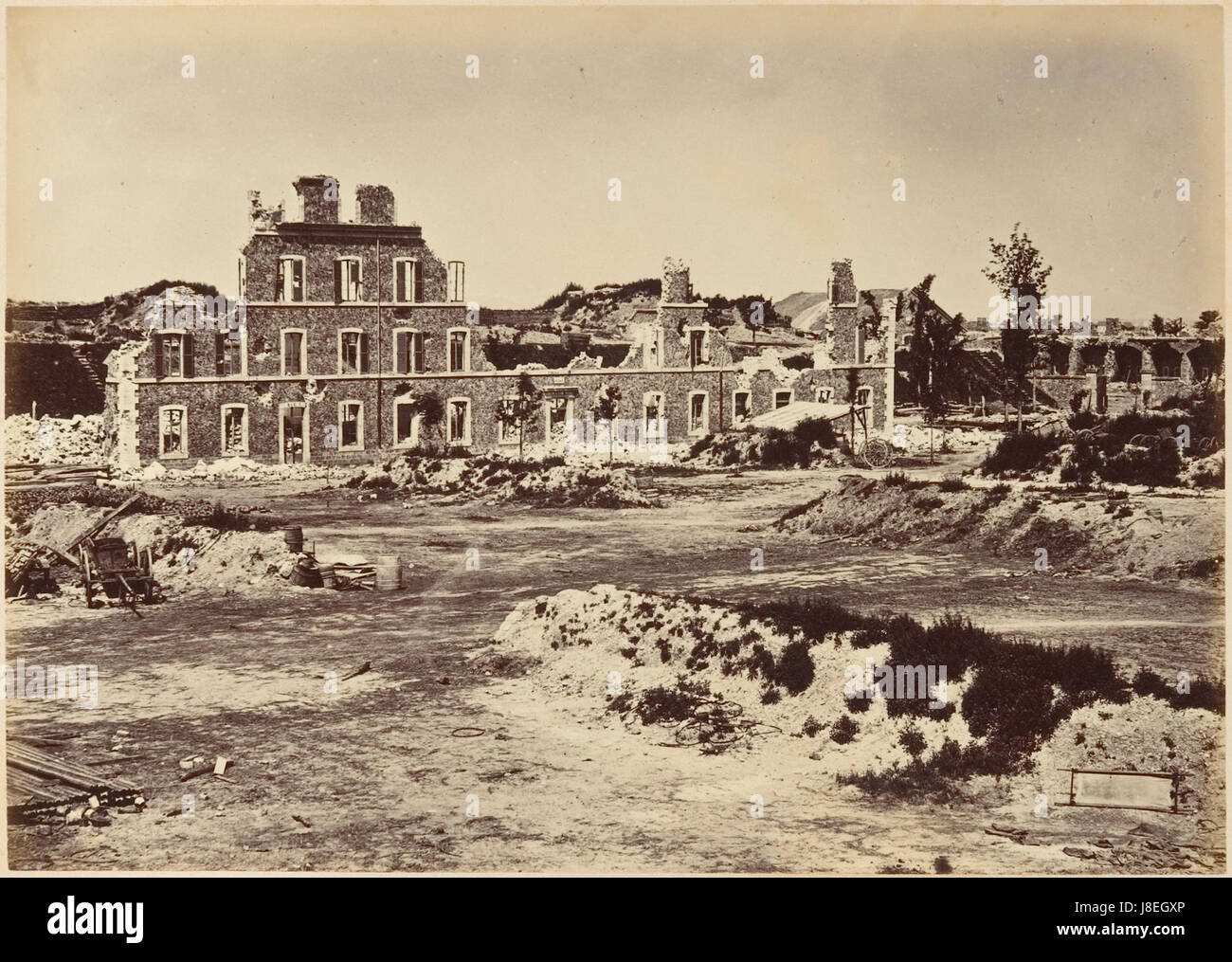 Les Ruines de Paris et de ses Environs 1870 1871, Cent Fotografien, zweiter Band. DP161628 Stockfoto