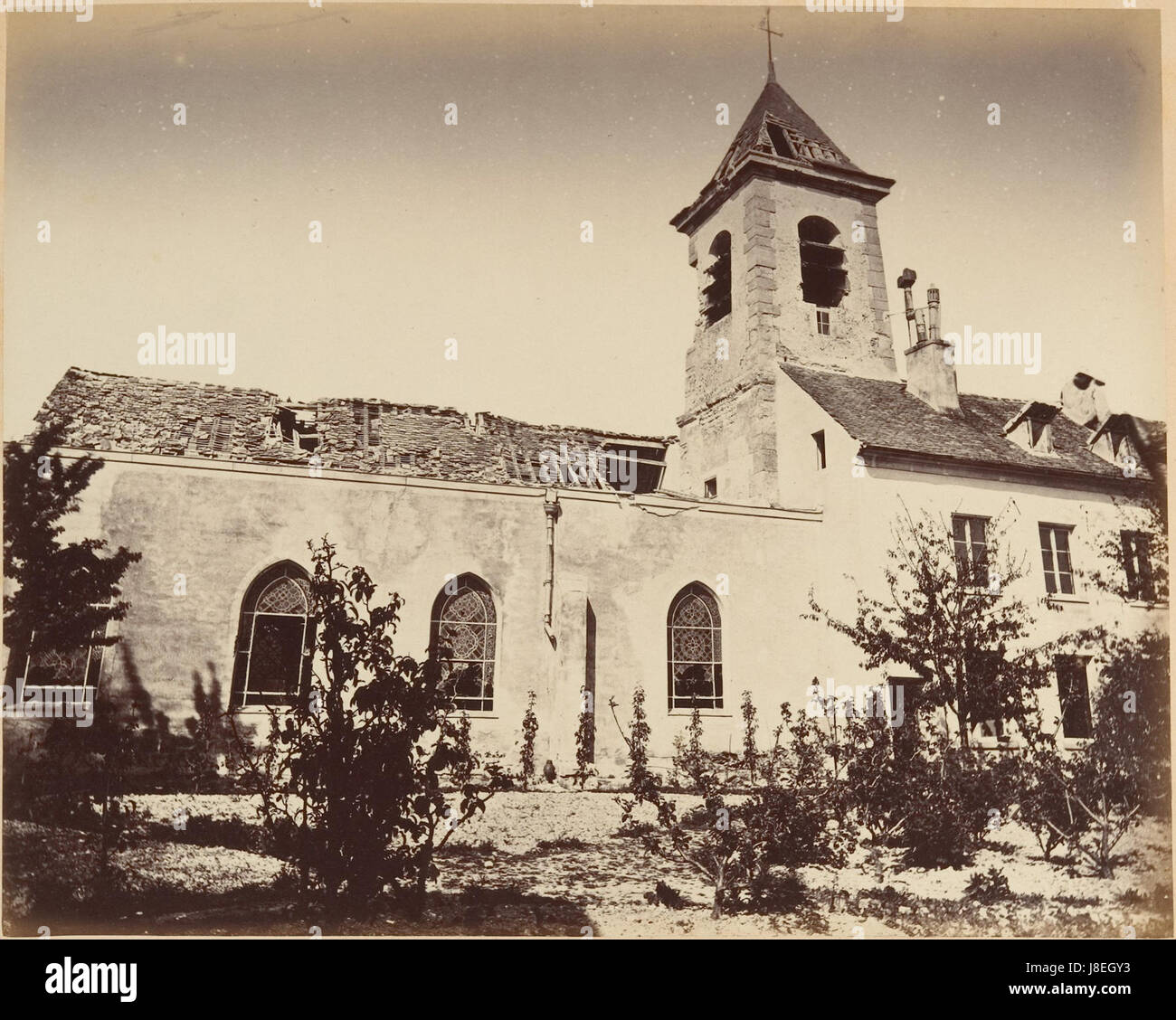 Les Ruines de Paris et de ses Environs 1870 1871, Cent Fotografien, zweiter Band. DP161636 Stockfoto
