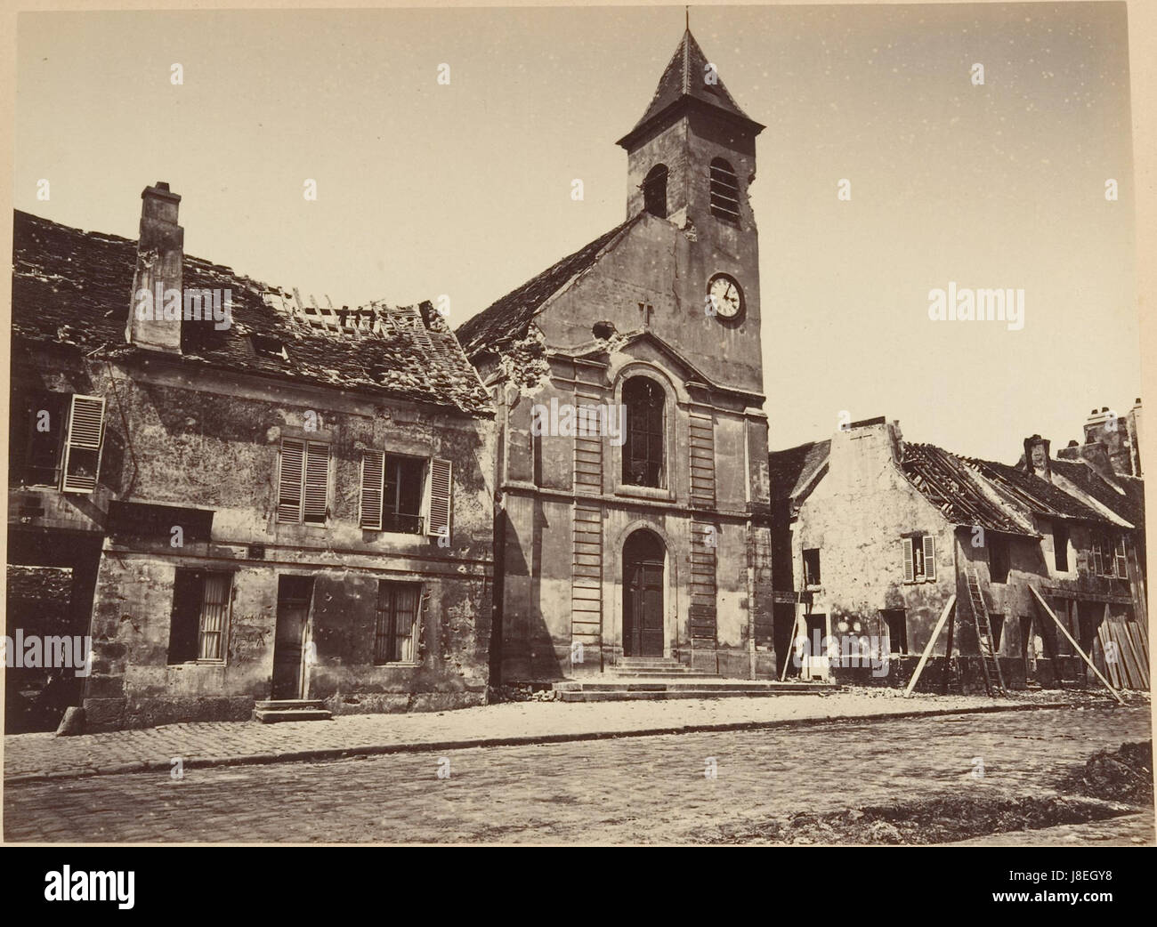 Les Ruines de Paris et de ses Environs 1870 1871, Cent Fotografien, zweiter Band. DP161640 Stockfoto