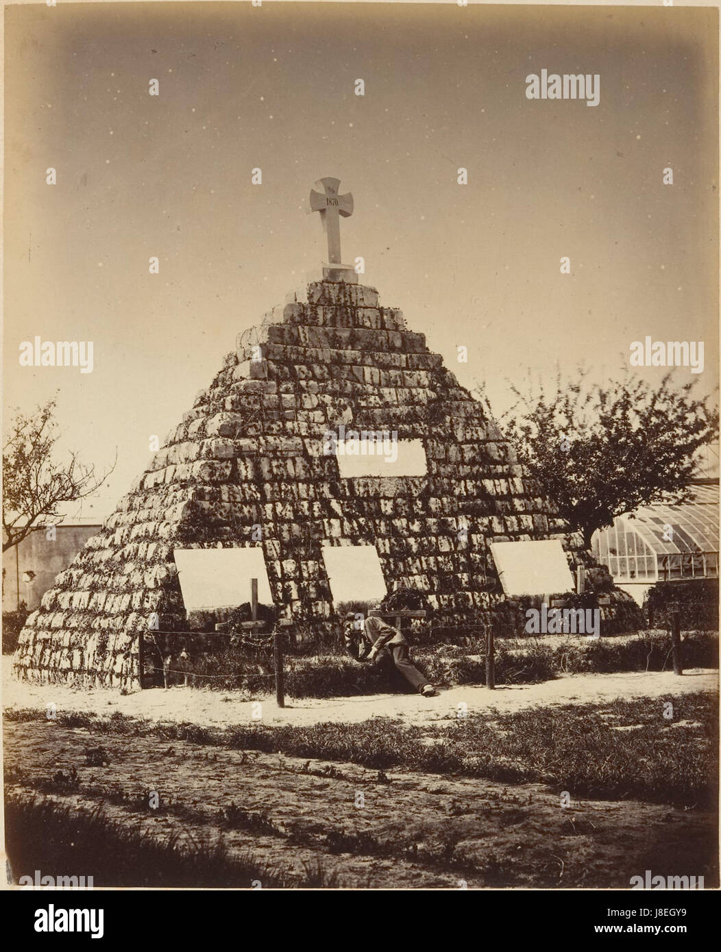 Les Ruines de Paris et de ses Environs 1870 1871, Cent Fotografien, zweiter Band. DP161641 Stockfoto