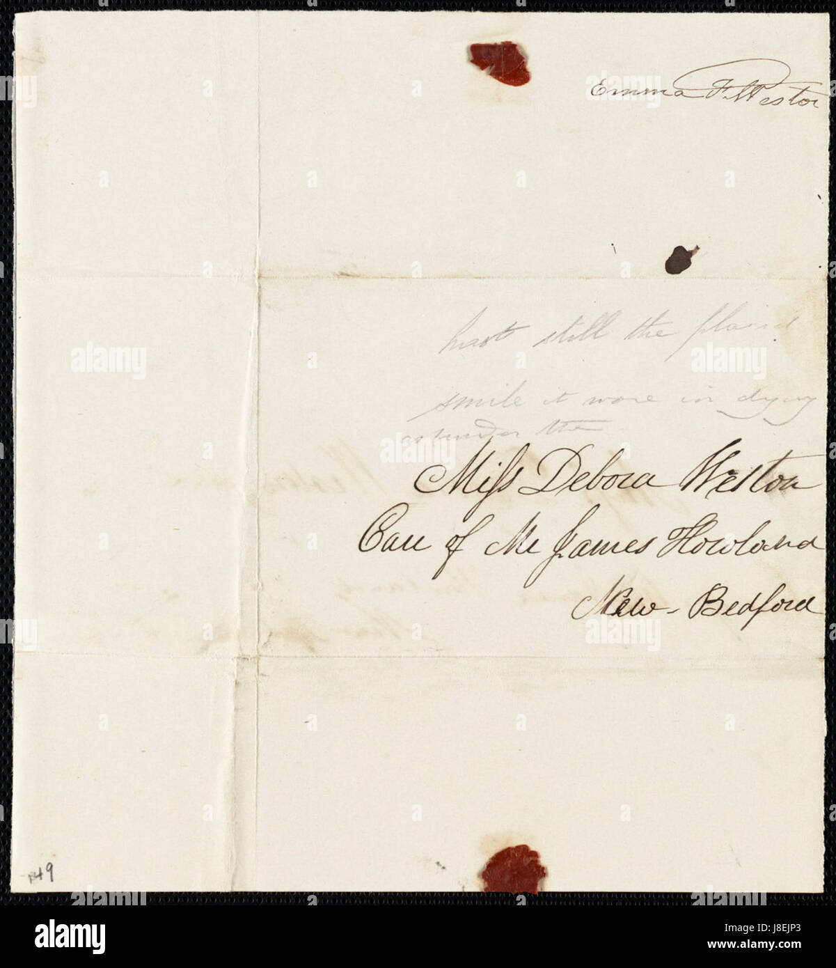 Von unbekannter Autor, Deborah Weston; ca. 1830 p1 5 Stockfoto