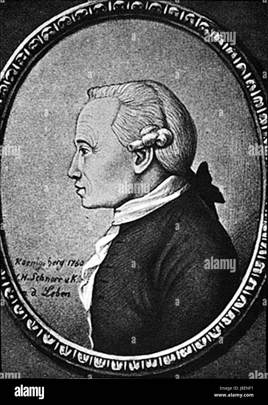 Dieses Werk, *Kant nach Veit Hanns Schnorr von Carolsfeld*, bezieht sich auf eine spezifische Darstellung oder Interpretation des Philosophen Immanuel Kant, geschaffen vom Künstler Veit Hanns Schnorr von Carolsfeld. Es erforscht Kants Einfluss auf die Philosophie und zeigt die Schnittstelle von bildender Kunst und intellektuellem Denken. Stockfoto