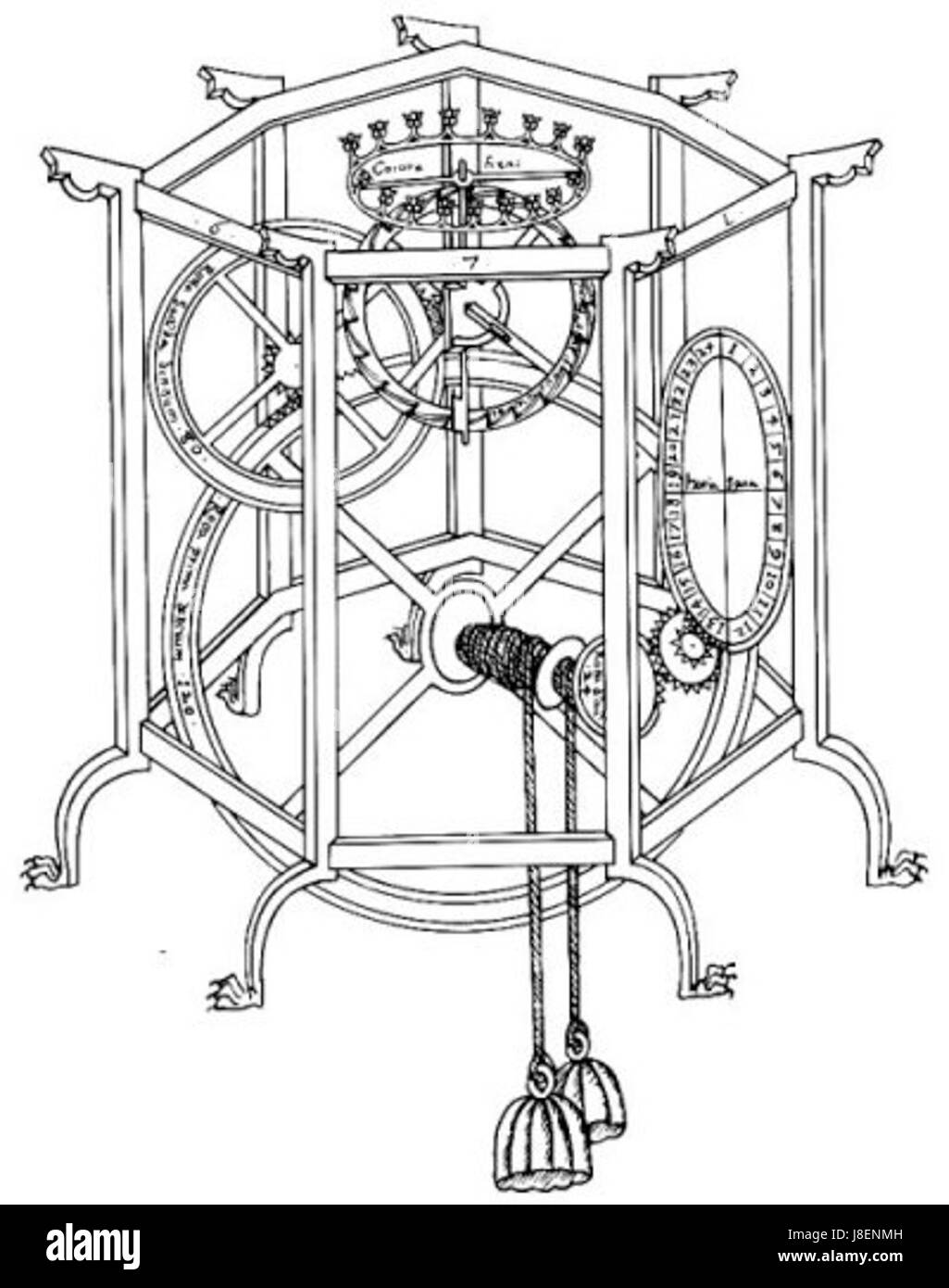 Giovanni Di Dondi Uhr Stockfoto