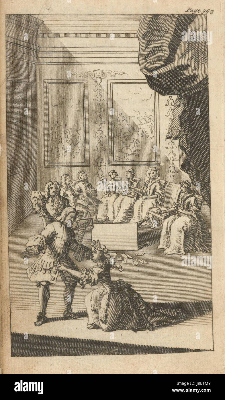 Houghton EC7 R3961P 1741g bezieht sich auf eine Publikation oder ein Manuskript aus dem 18. Jahrhundert, insbesondere die Ausgabe von Samuel Richardsons Roman „Pamela“ aus dem Jahr 1741. Dies war einer der ersten englischen Romane, die für ihre Darstellung von Moral und Tugend bedeutsam waren. Stockfoto