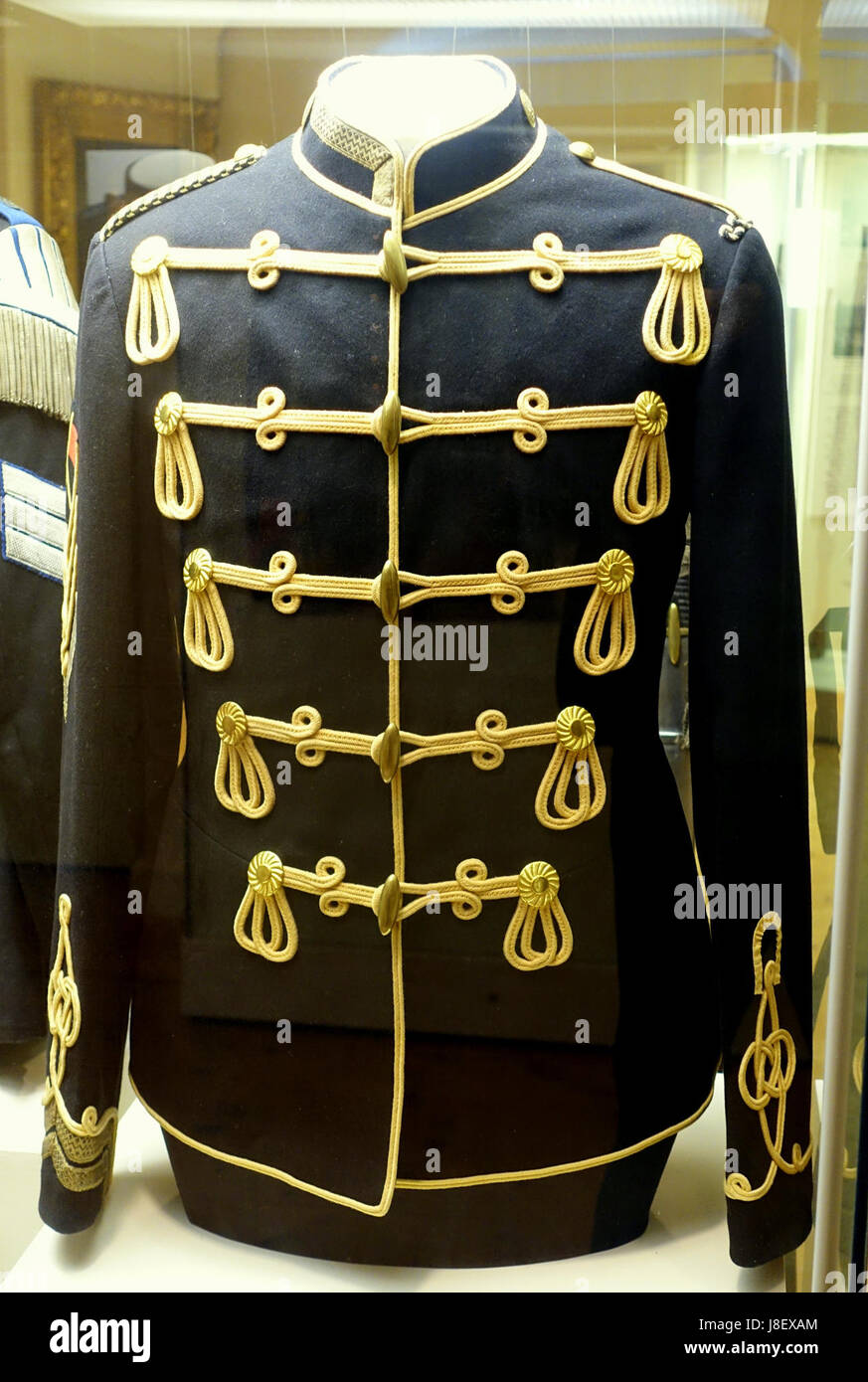 Schlagzeuger der Polrock (polnische Mantel), Braunschweiger Infanterie 1867 1886, diese einheitliche c. 1870, Wolle Braunschweigisches Landesmuseum DSC04873 Stockfoto