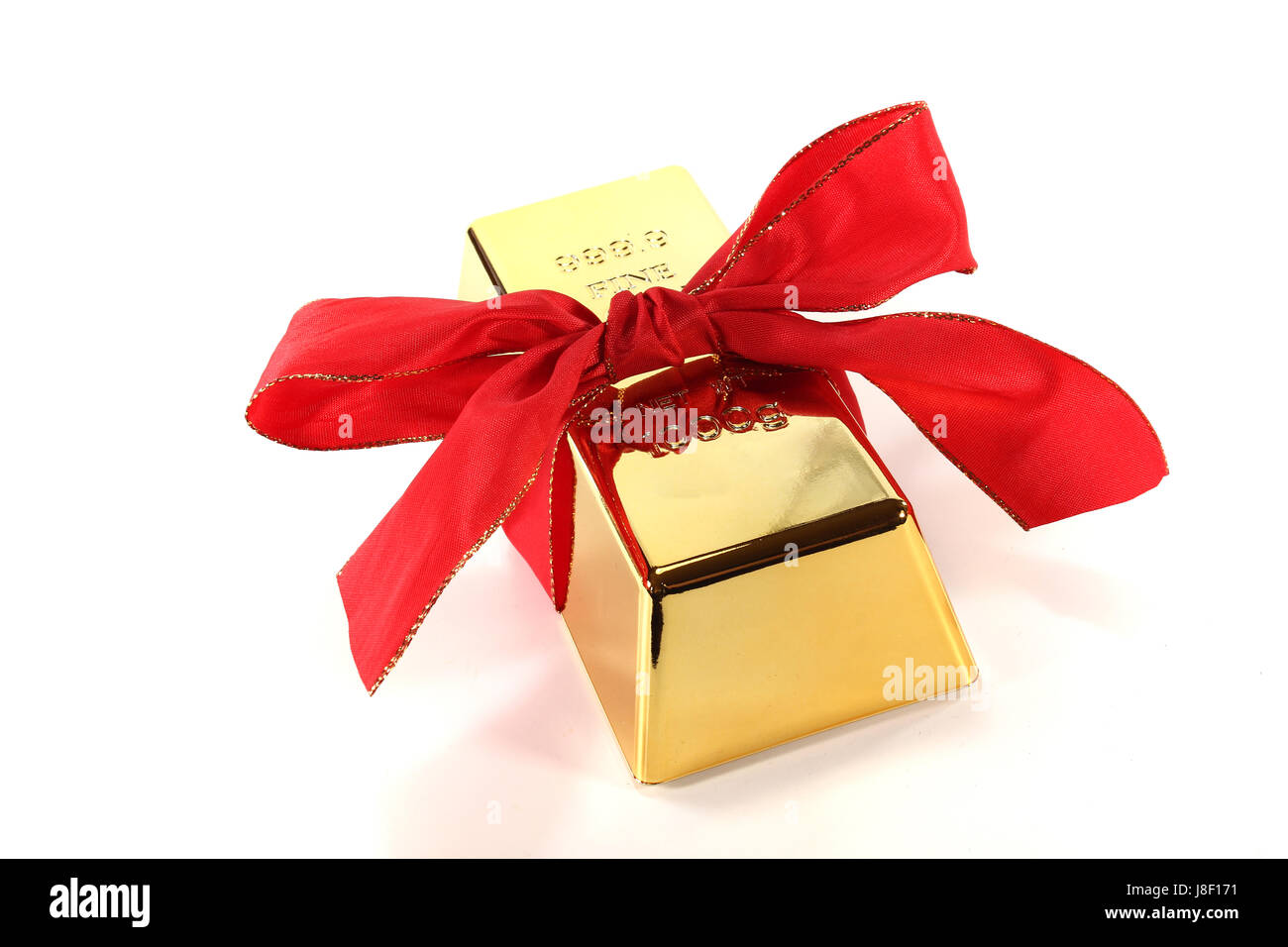 Goldbarren Stockfoto