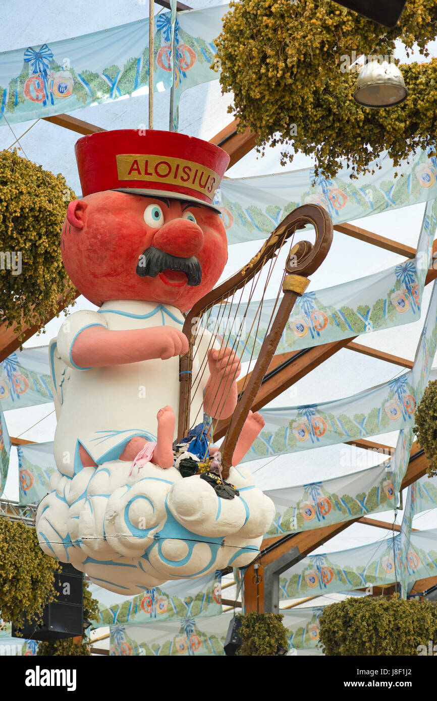 die Münchner im Himmel Aloisius auf dem oktoberfest Stockfoto