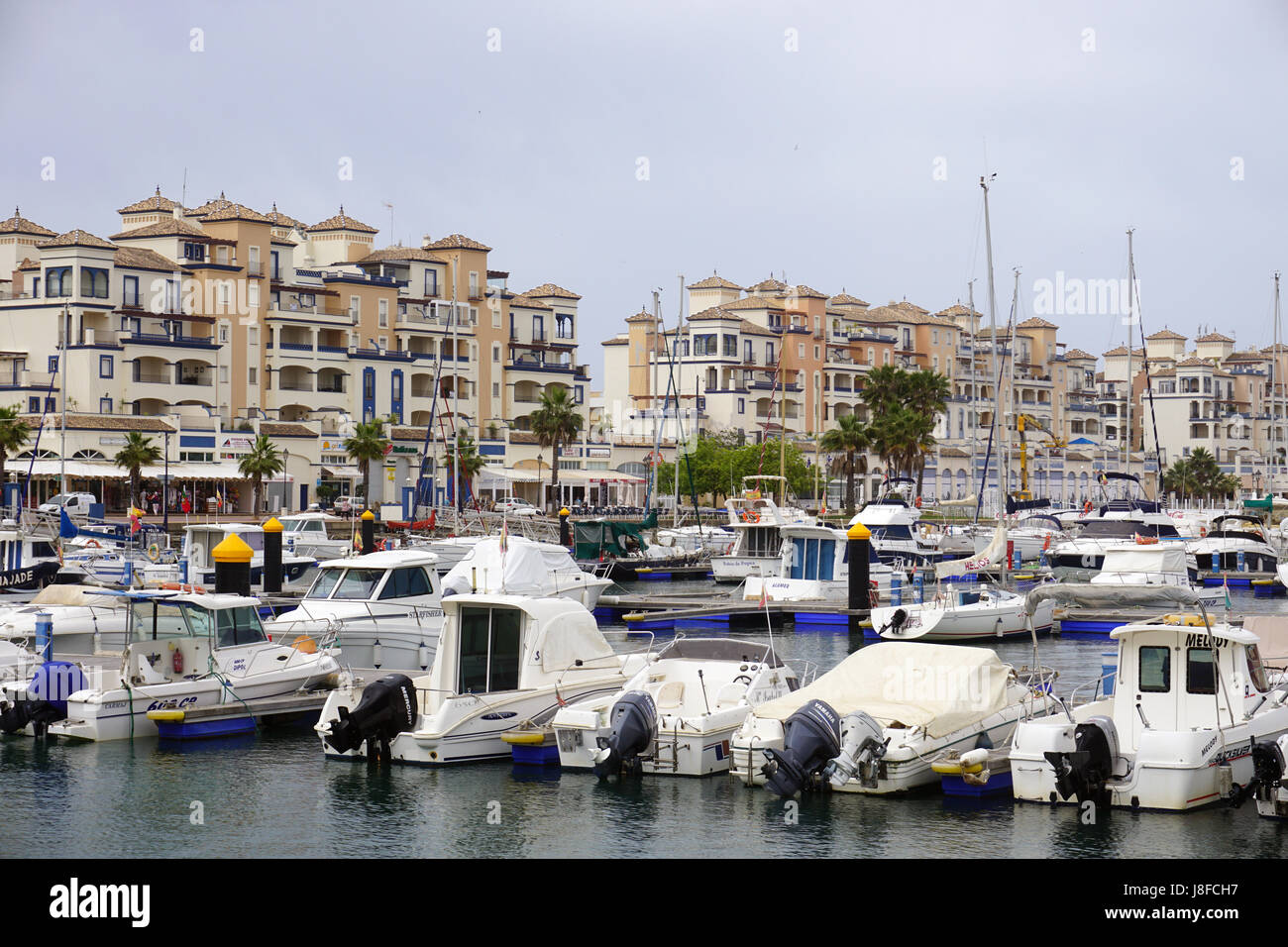 Marina Isla Canela Costa del Luz Spanien Stockfoto