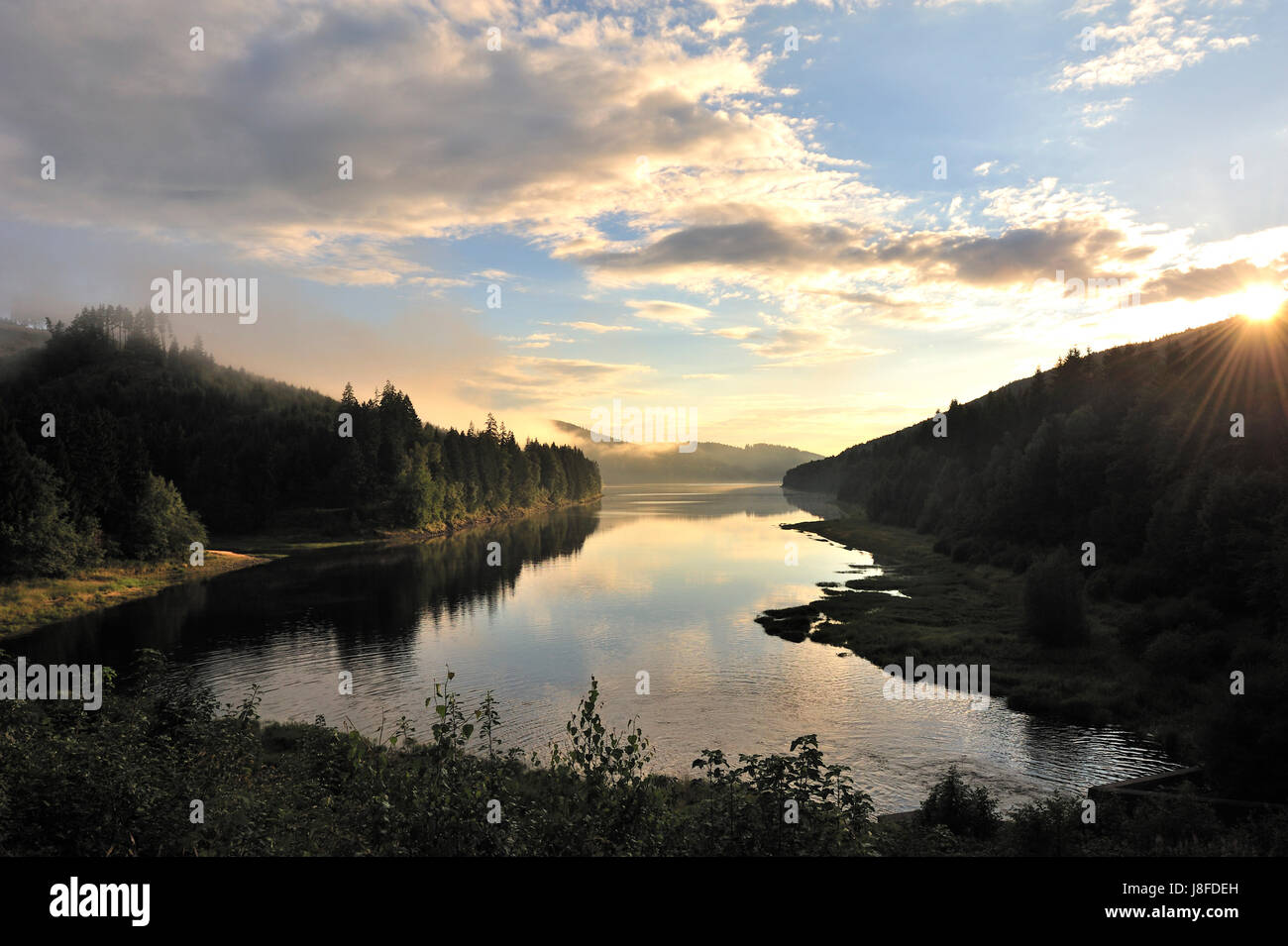 ssestausee Stockfoto