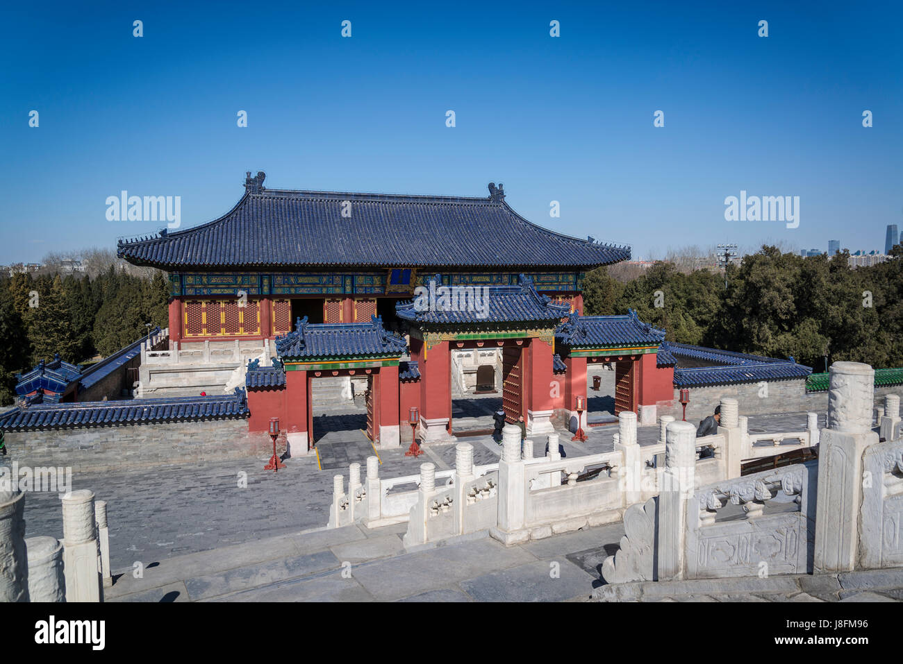 Imperial Hall of Heaven, himmlische Lager, Himmelstempel, Peking, China Stockfoto