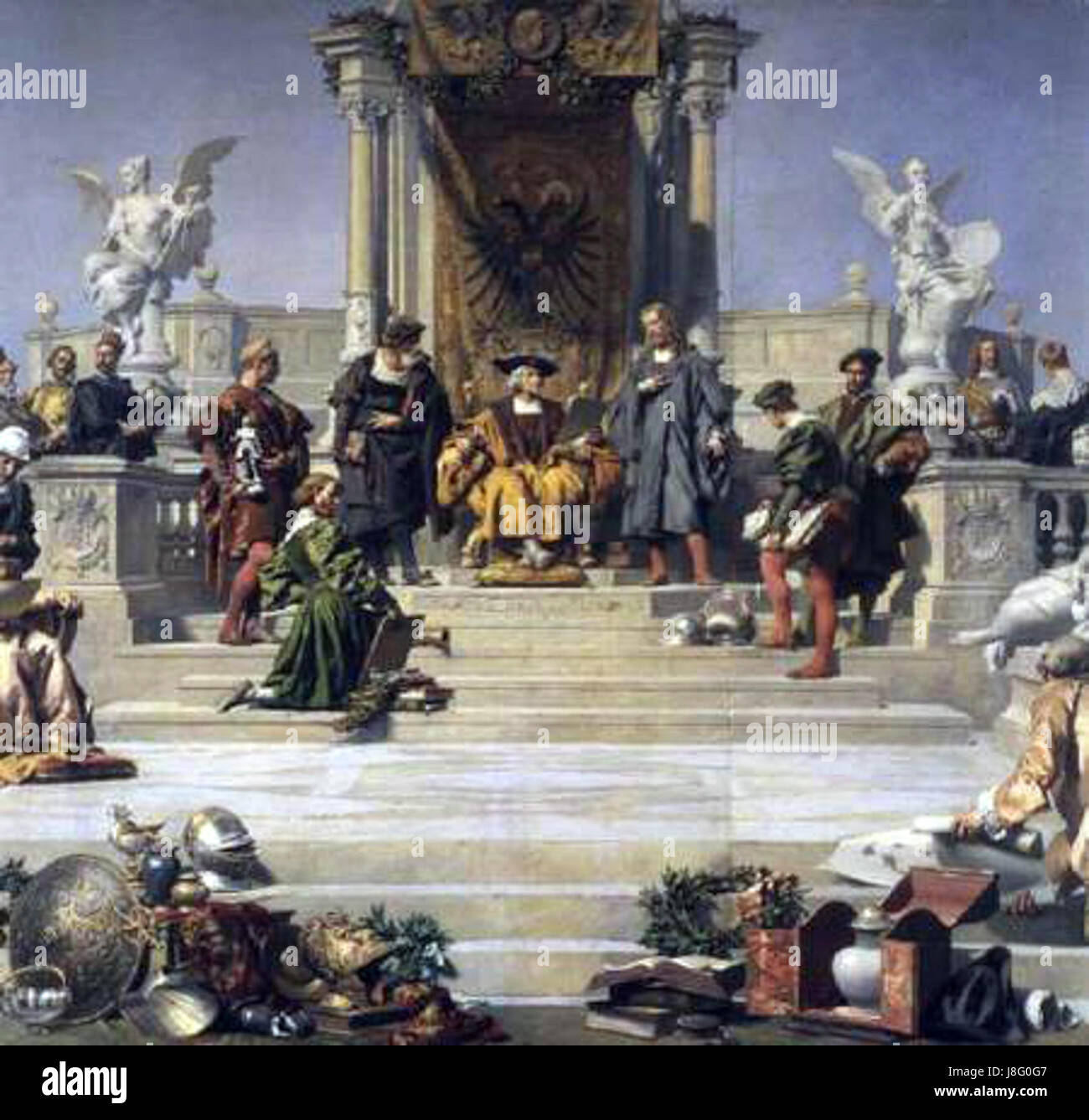 Julius Victor Berger Mäzenatentums durch das Haus Habsburg 1891 Stockfoto