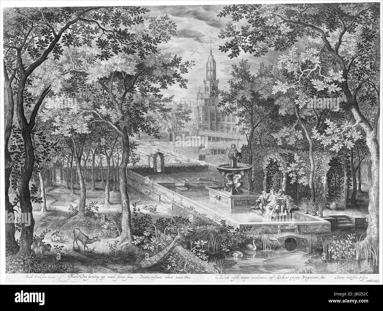 Jan van Londerseel Susanna und die ältesten Stockfoto