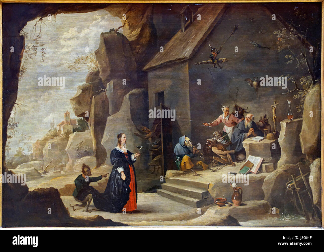 Lille Teniers Jeune St antoine Stockfoto