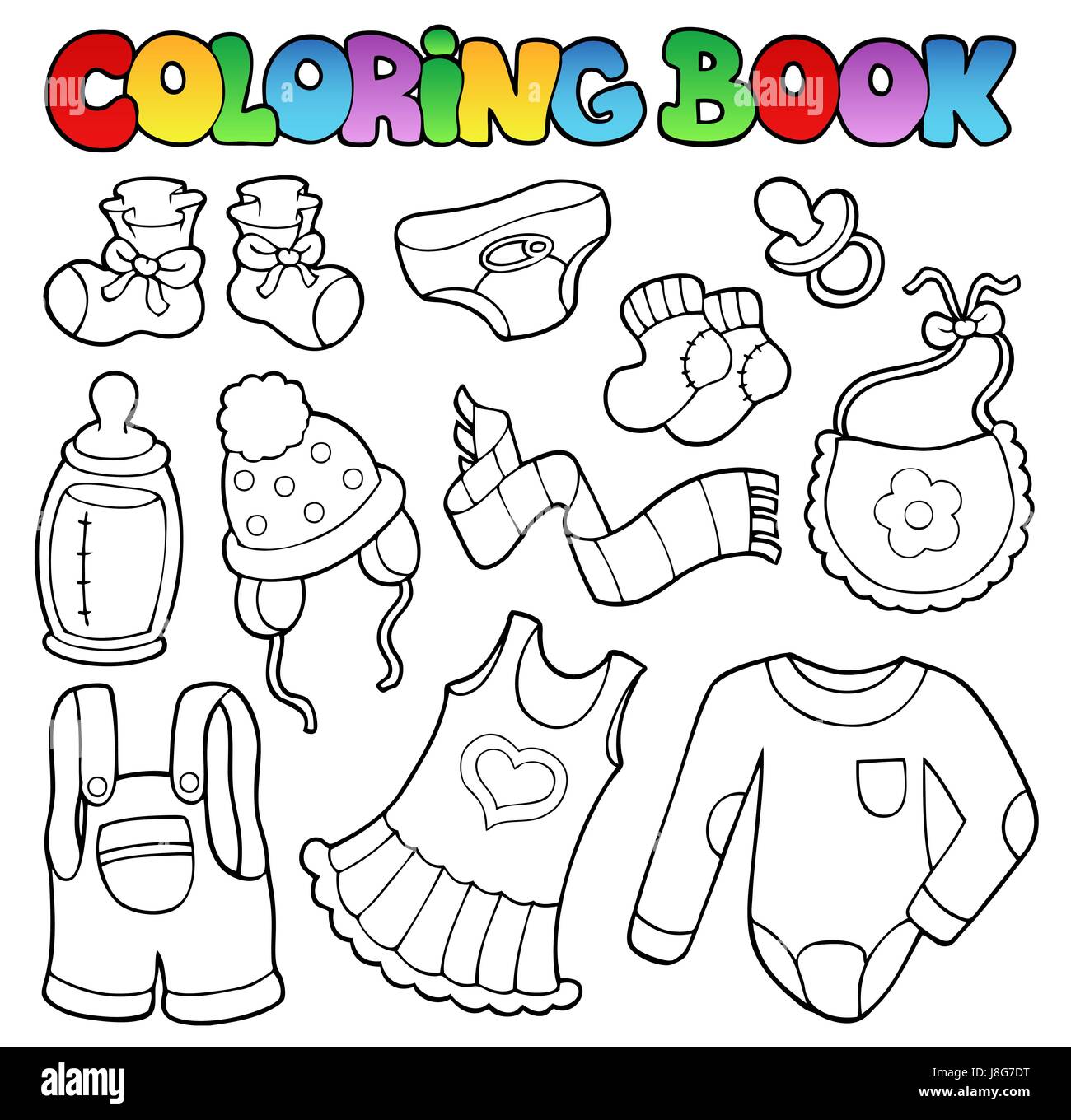 Farbe, Farbe, Kleidung, Kleidung, gemalt, Färbung, Buch, Kunst, Mode  Stockfotografie - Alamy