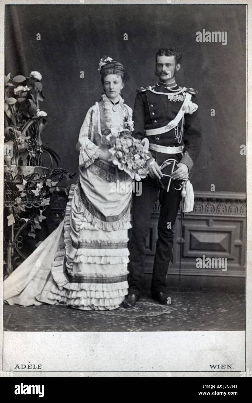 Herzog Maximilian in Bayern Und Prinzessin Amalie von Sachsen-Coburg-Gotha Stockfoto