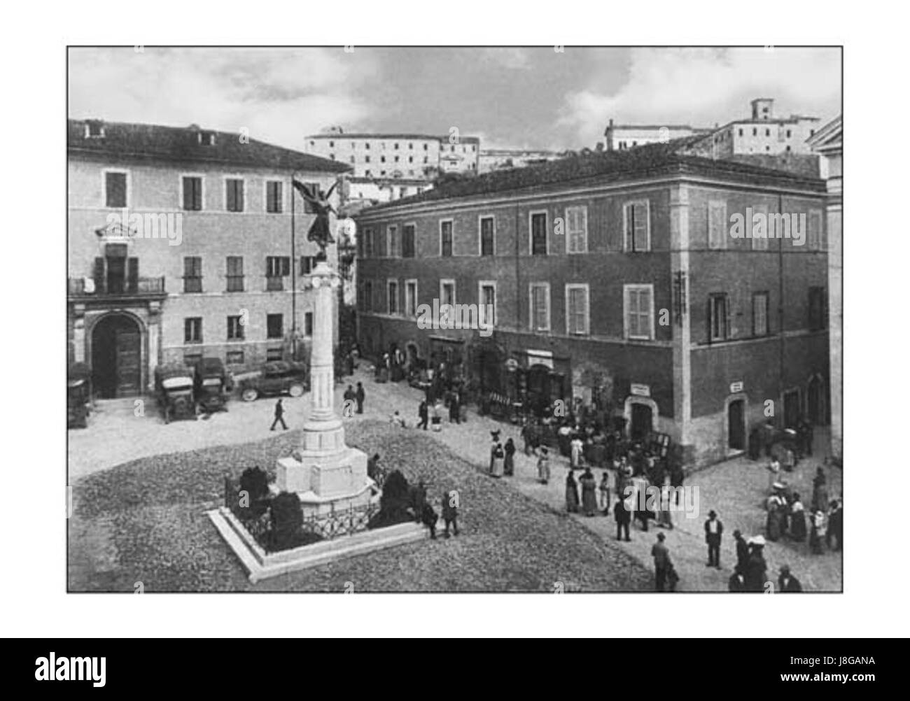 Ferentino Storica Piazza Umberto I 2 Stockfoto