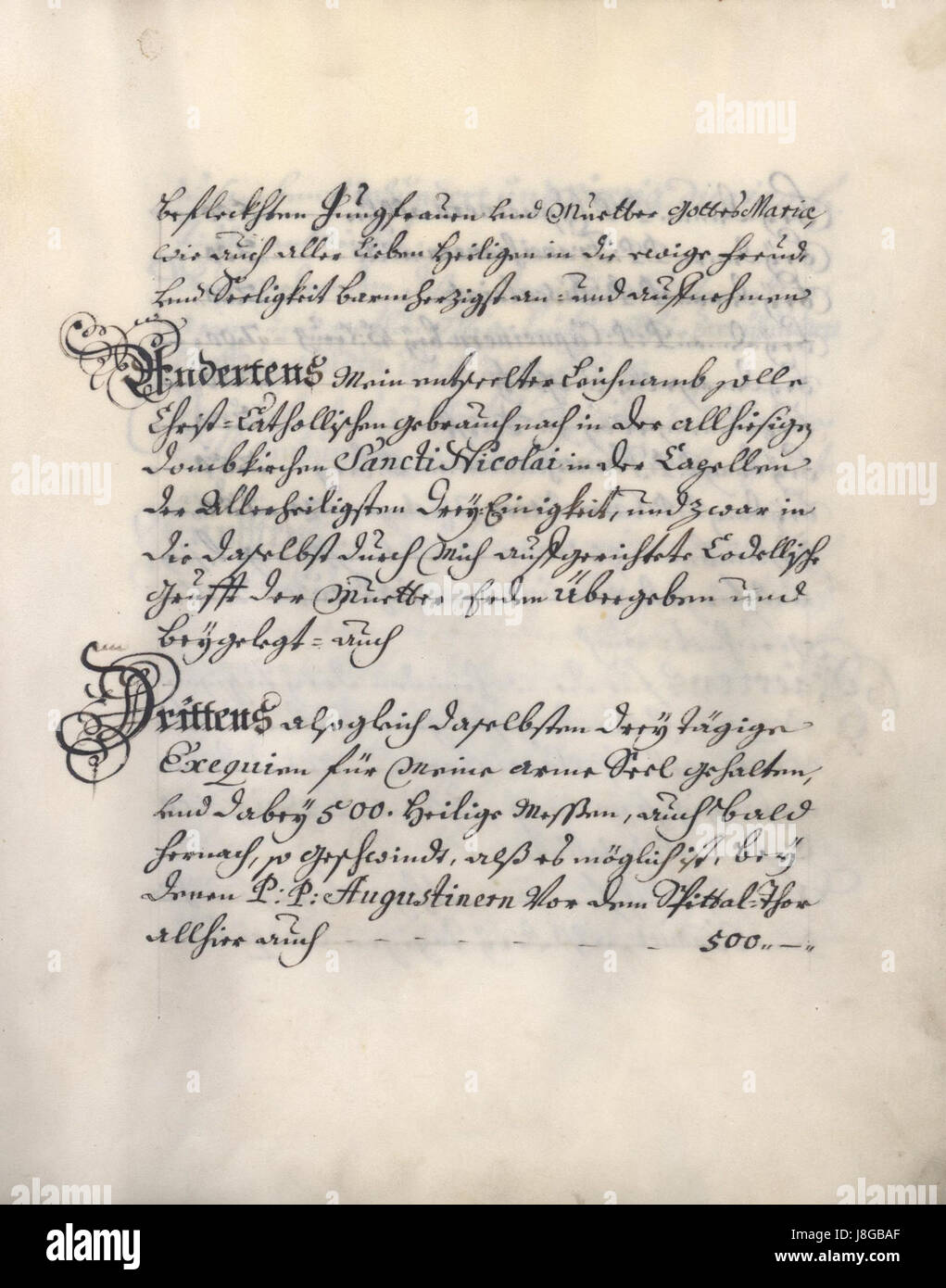 Karel VI. 161 10 1727 Stockfoto