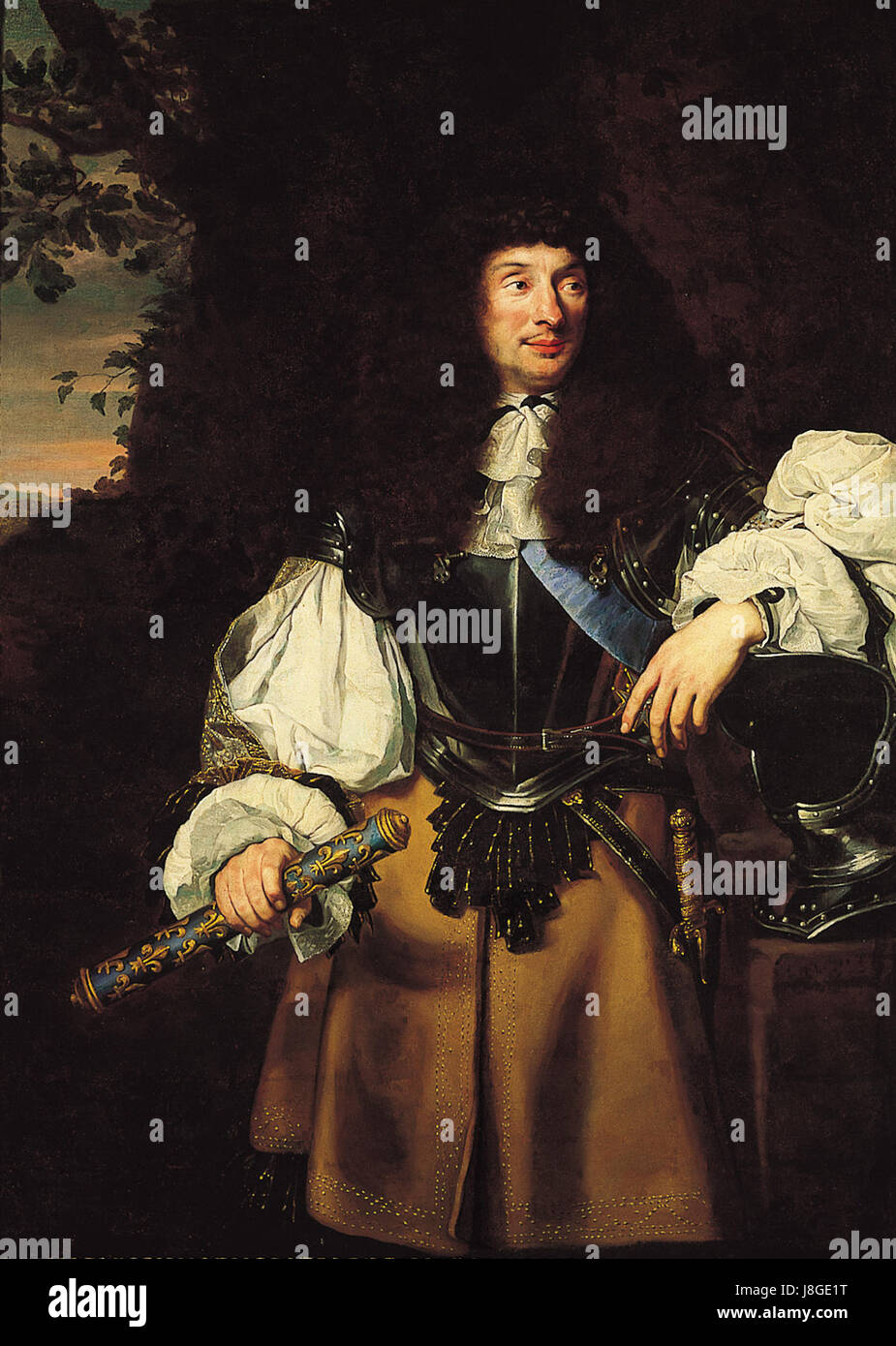 Porträt von Marschall von Frankreich von Pierre Mignard ich Speed Art Museum Stockfoto