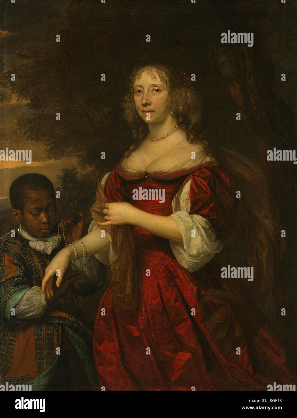 Margaretha van Raephorst (gest. 1690). Echtgenote van Cornelis Tromp Rijksmuseum SK A 285 Stockfoto