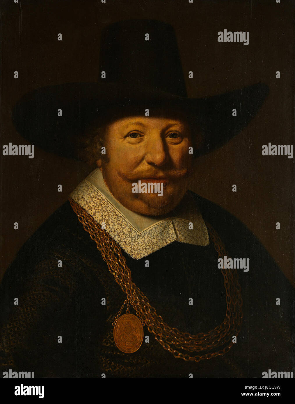 Joos van Trappen (1599 1647), Genoemd Banckers. Vize Admiraal van Zeeland Rijksmuseum SK A 202 Stockfoto