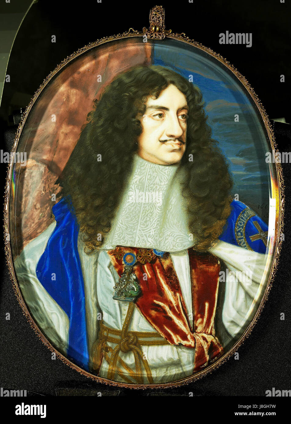 Karel II (1630 85), Koning van Engeland Rijksmuseum SK A 4307 Stockfoto