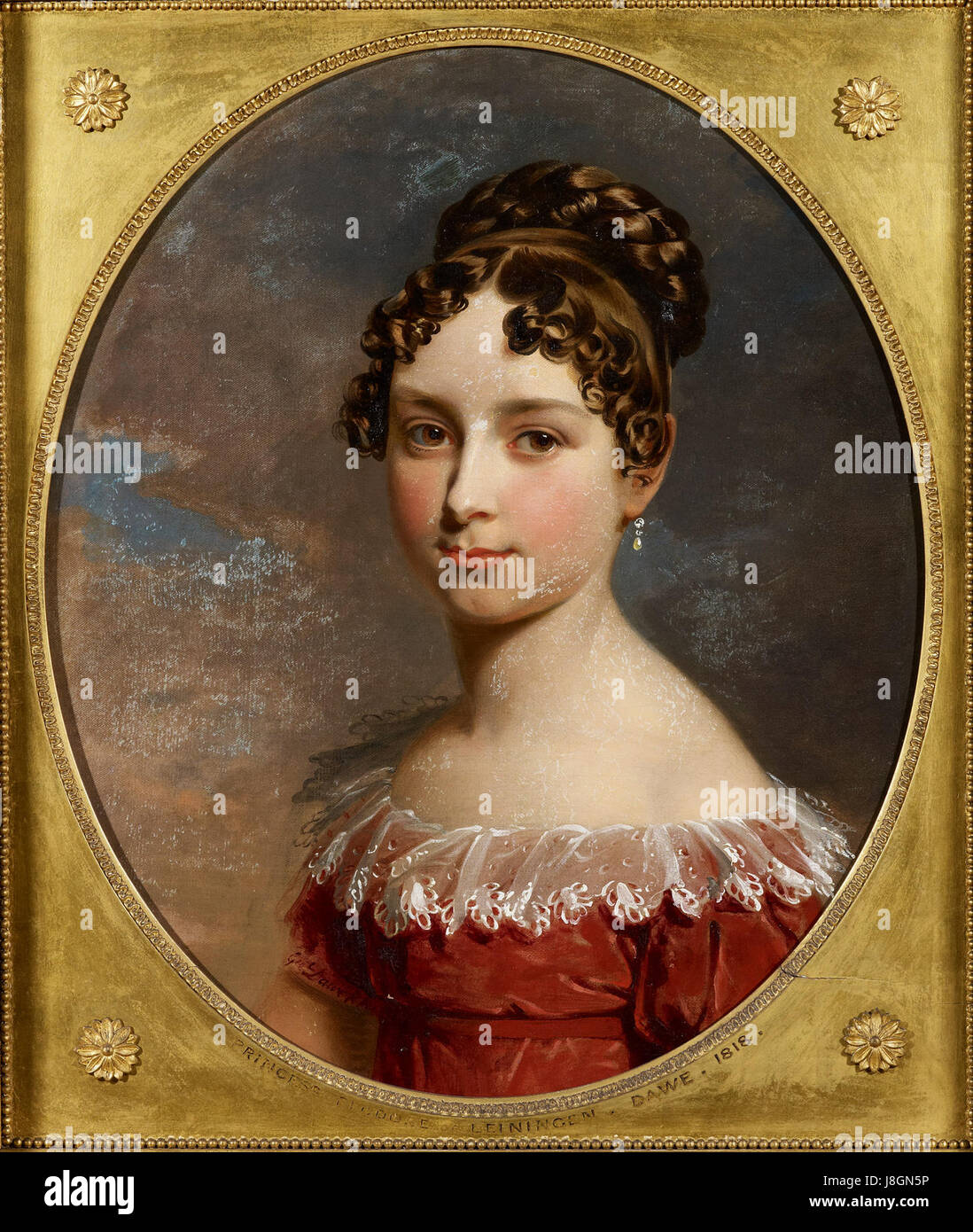 George Dawe Prinzessin Feodora von Leiningen Stockfoto