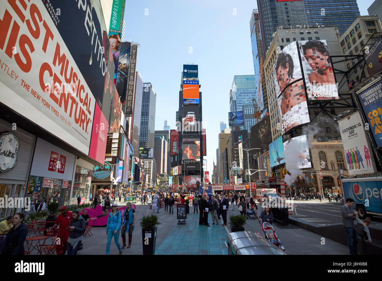 Times Square New York City USA Stockfoto