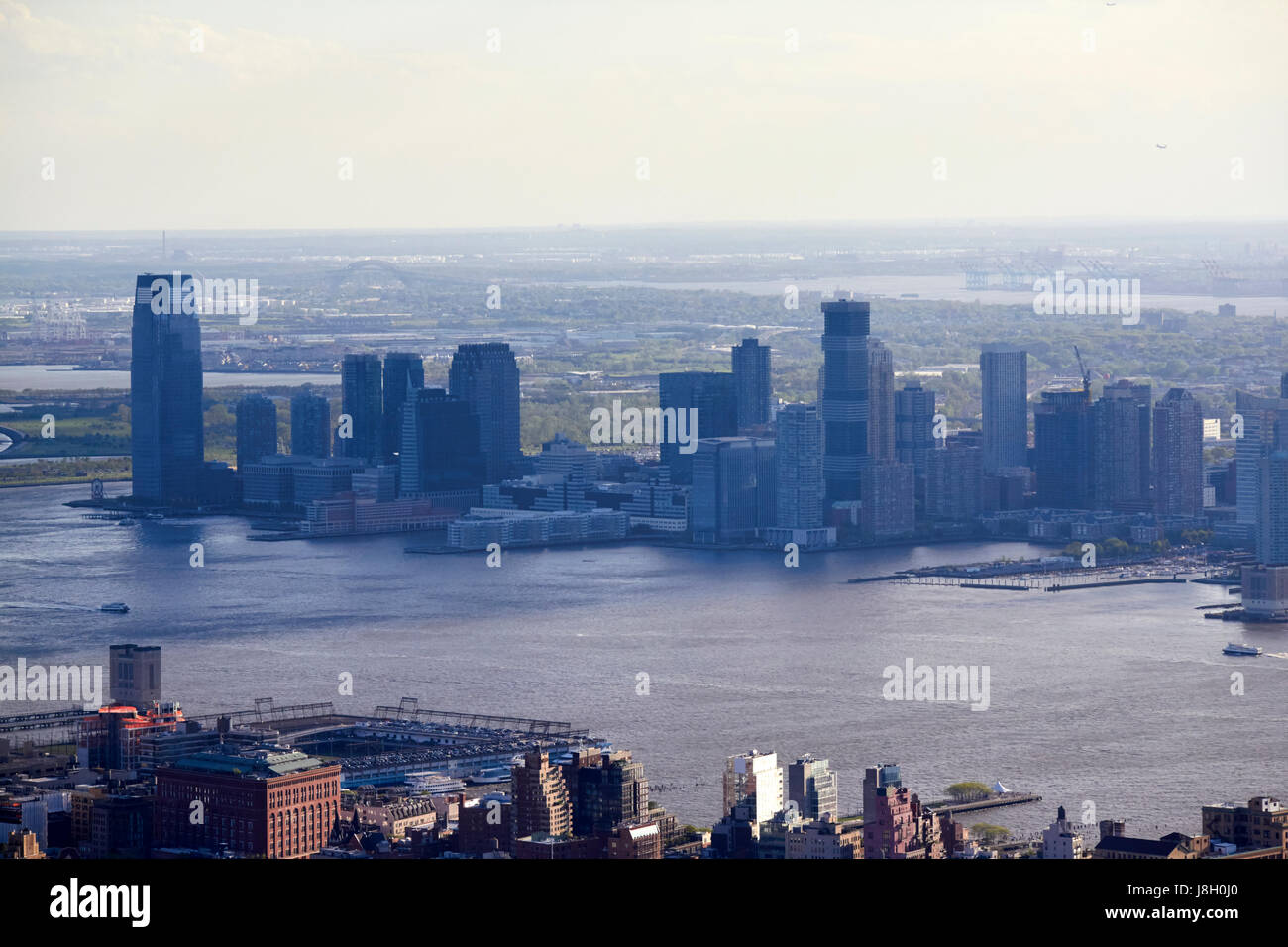 Ansicht des Paulus Haken und Austausch zu platzieren Jersey City New Jersey USA Stockfoto