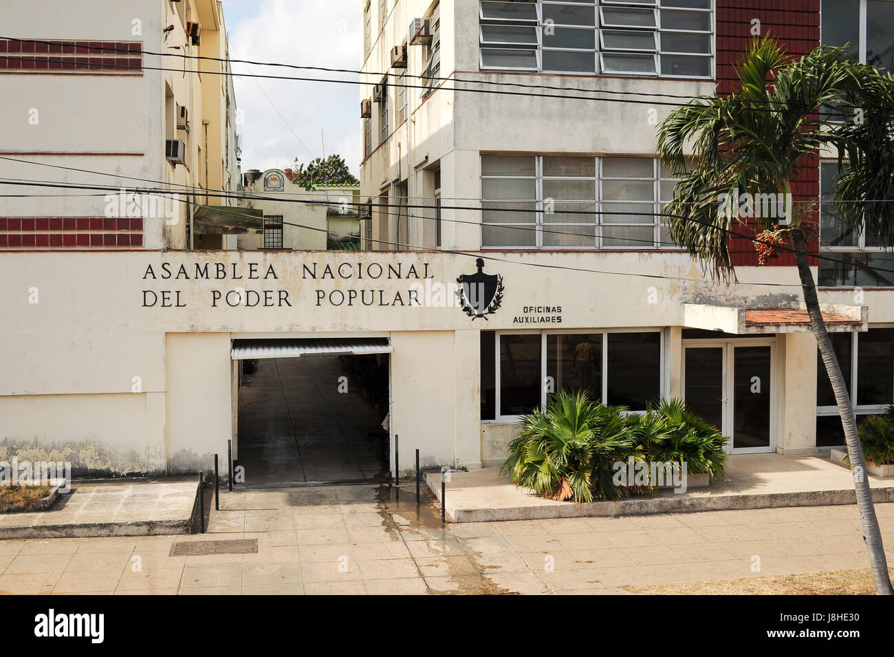 National Assembly of People Power Gebäude, Havanna, Kuba Stockfoto