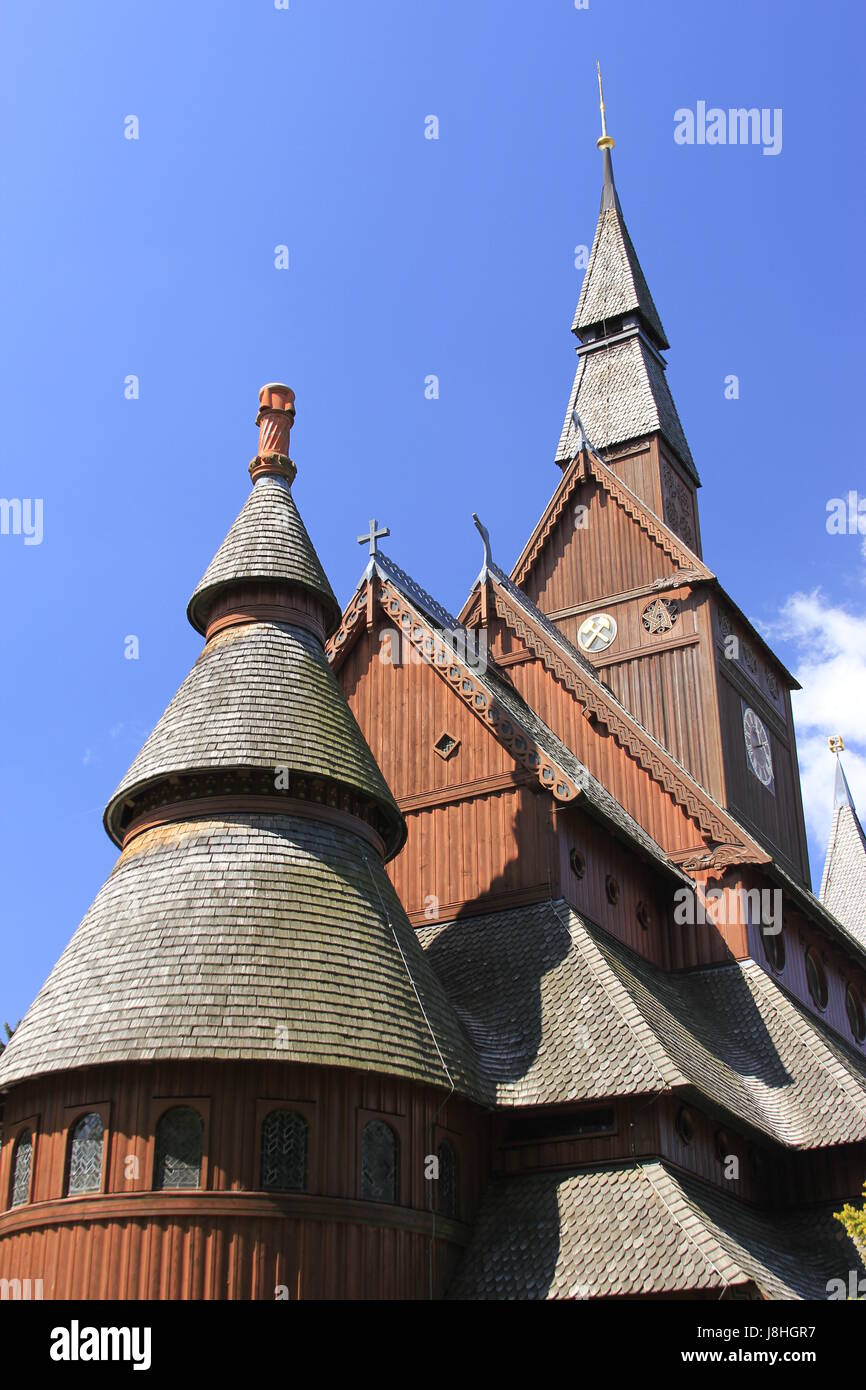 Stabkirche hahnenklee Stockfoto