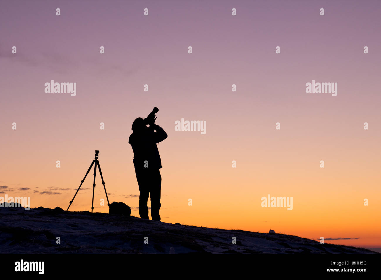 Landscape Photographer Stockfoto