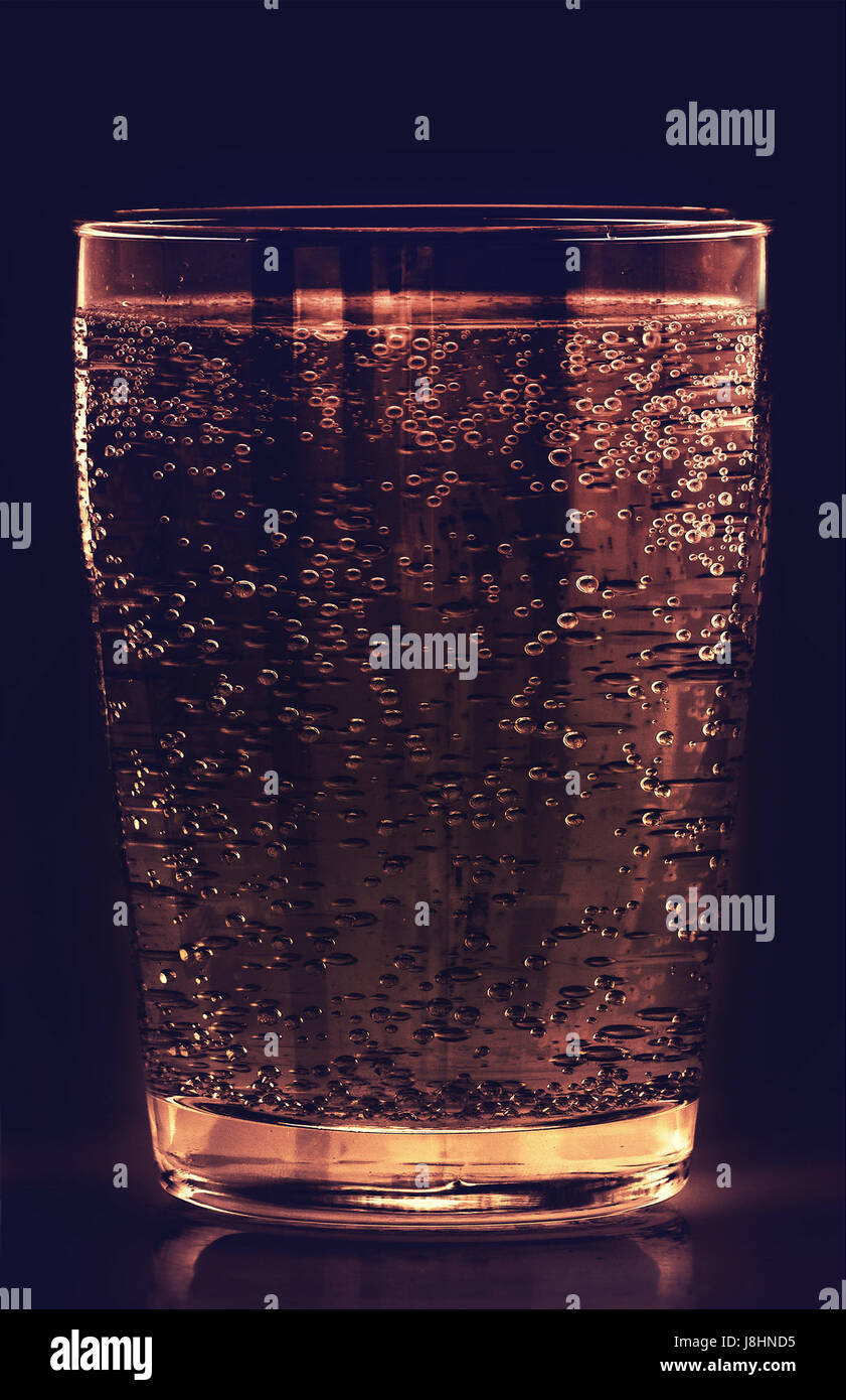 Glas Sekt Getränke Stockfoto