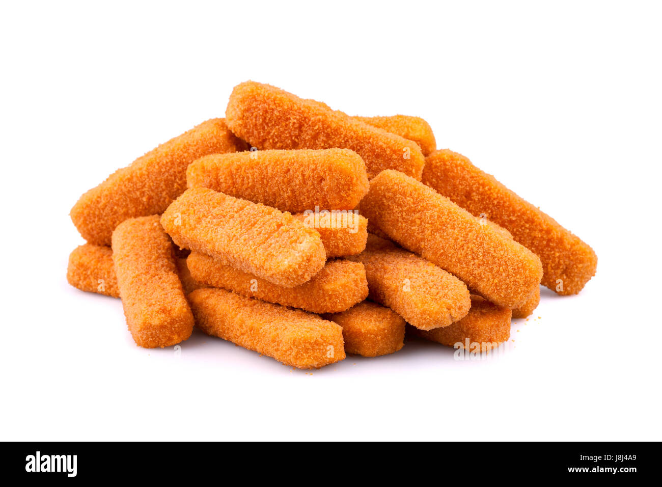 Lebensmittel, Nahrungsmittel, Winkel, Fisch, Sticks, Stapel, Meeresfrüchte, Tintenfisch, Finger, Essen, Stockfoto