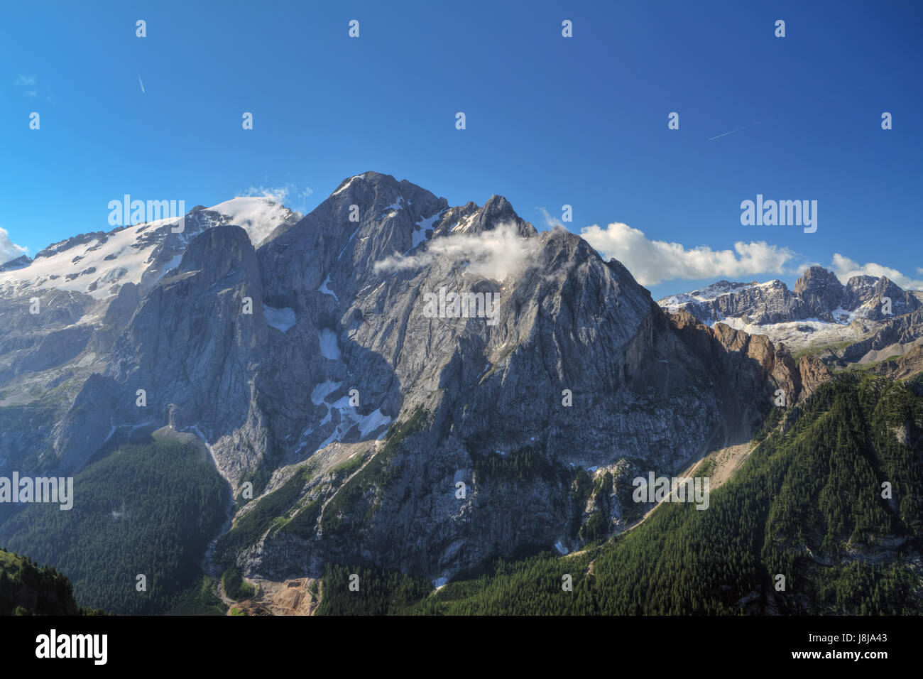 Dolomiten, Alpen, Landschaft, Landschaft, Landschaft, Natur, Panorama, Gebirge, Stockfoto