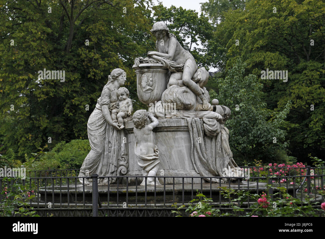 Caroline-Mathilde-Denkmal in celle Stockfoto