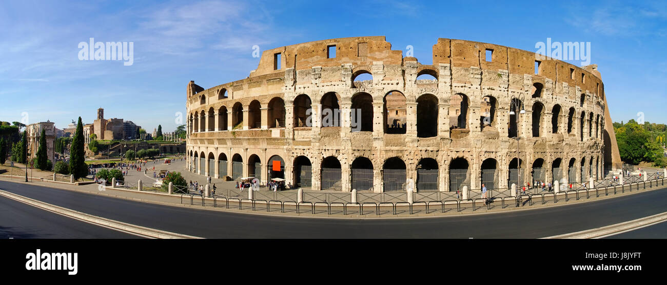 Rom, Roma, Art der Konstruktion, Architektur, Baustil, Arena, Stockfoto