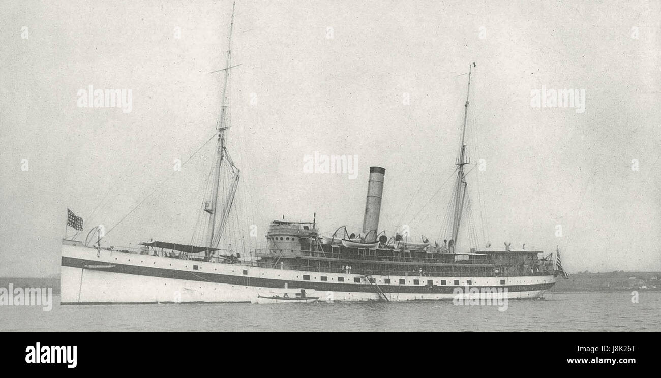 Marinelazarett Schiff Trost, um 1910 Stockfoto