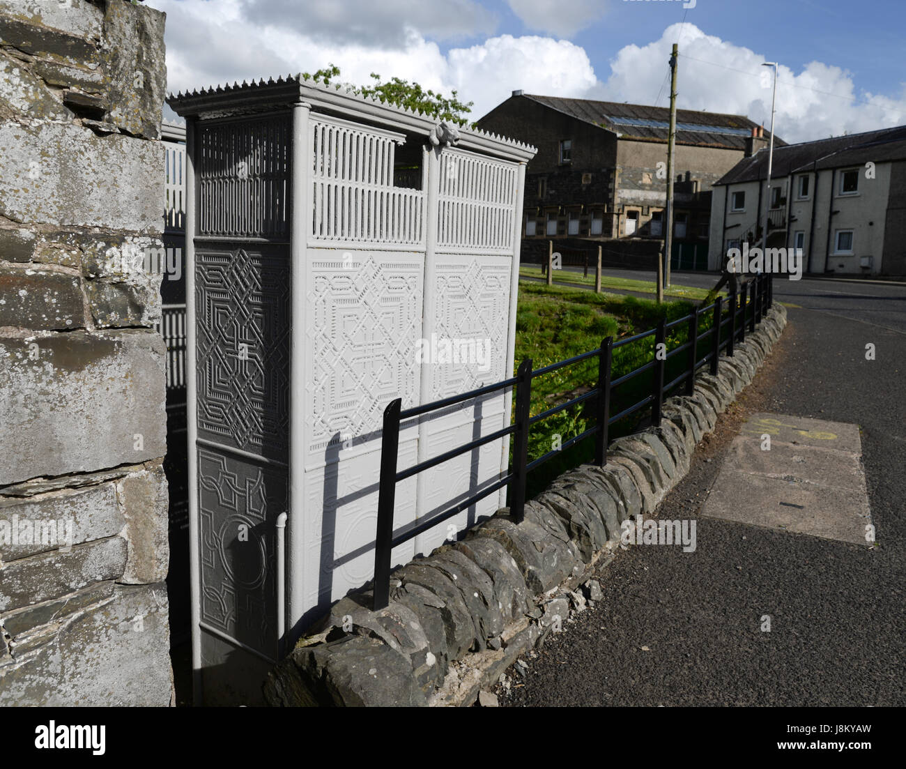 Die französischen Stil "Pissoir" in Innerleithen, Scottish Borders Stockfoto