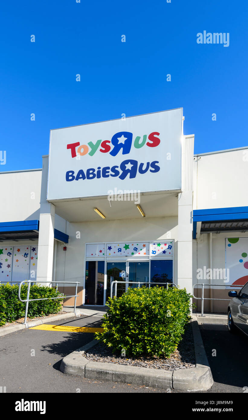 Schaufenster von ToysRus, Shellharbour, New South Wales, Australia, New South Wales, Australien Stockfoto