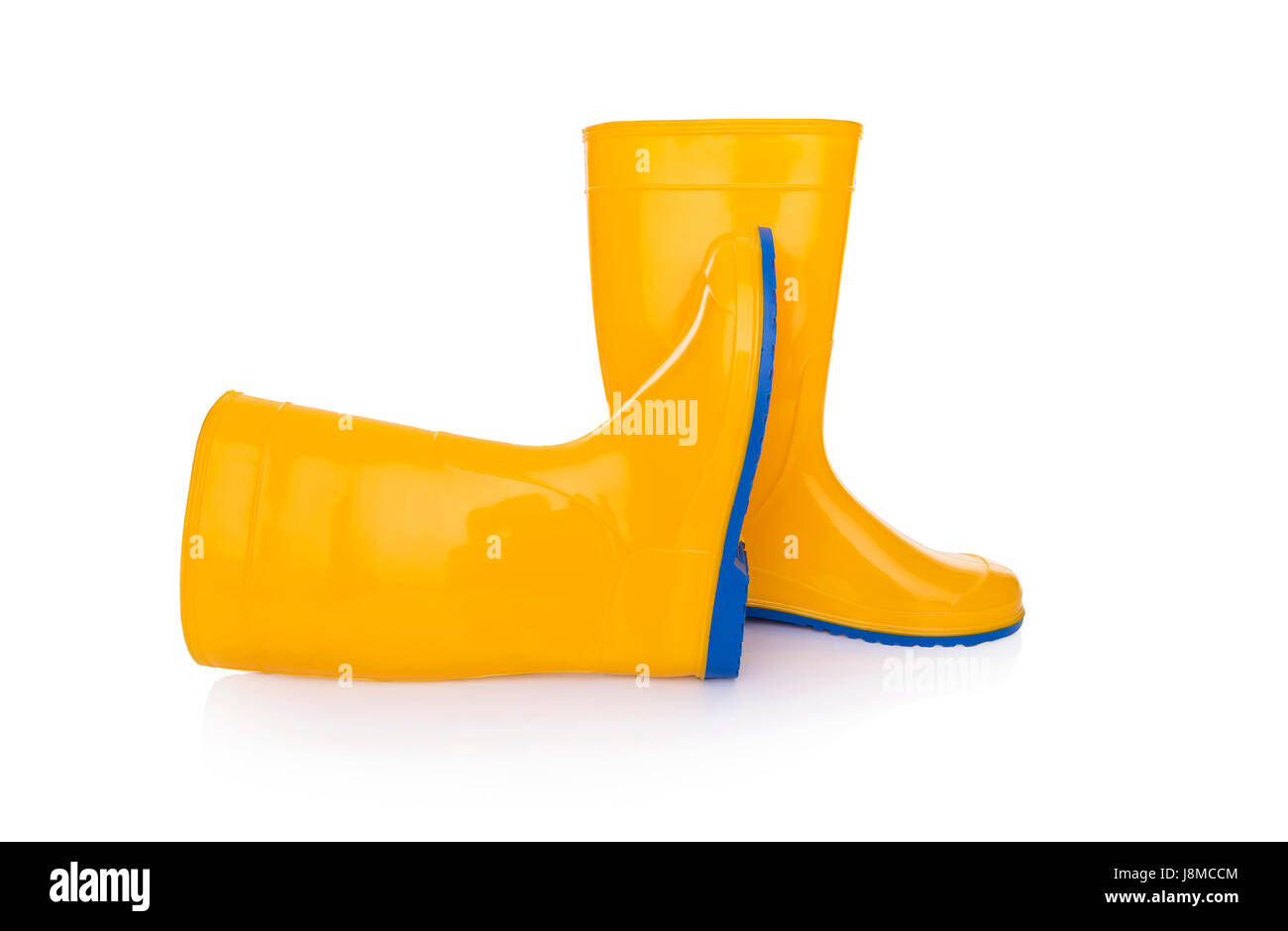 Gummistiefel zu isolieren. Stockfoto