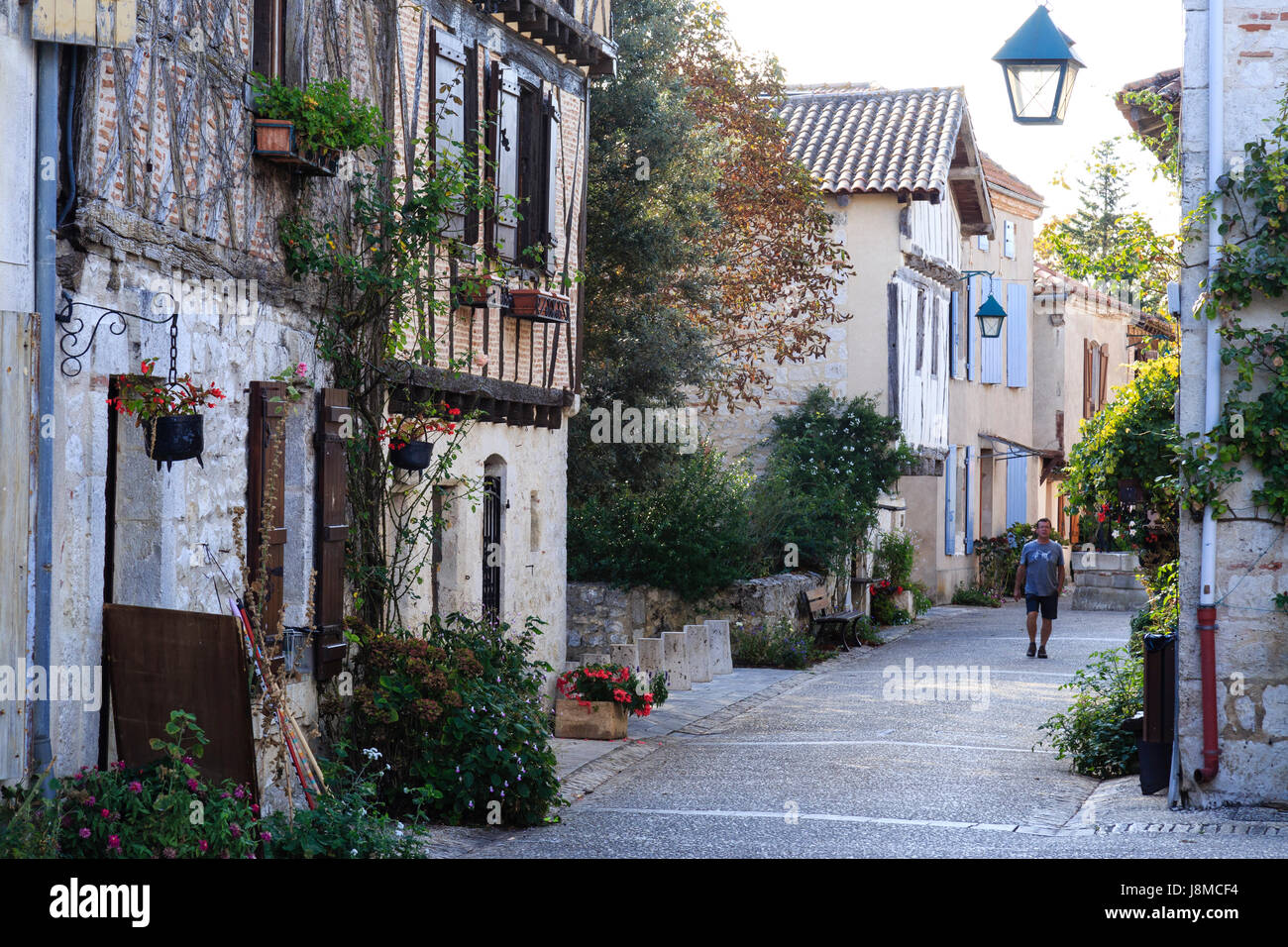 Frankreich, Lot et Garonne, Pujols, gekennzeichnet Les Plus Beaux Dörfer de France (schönste Dörfer Frankreichs) Stockfoto