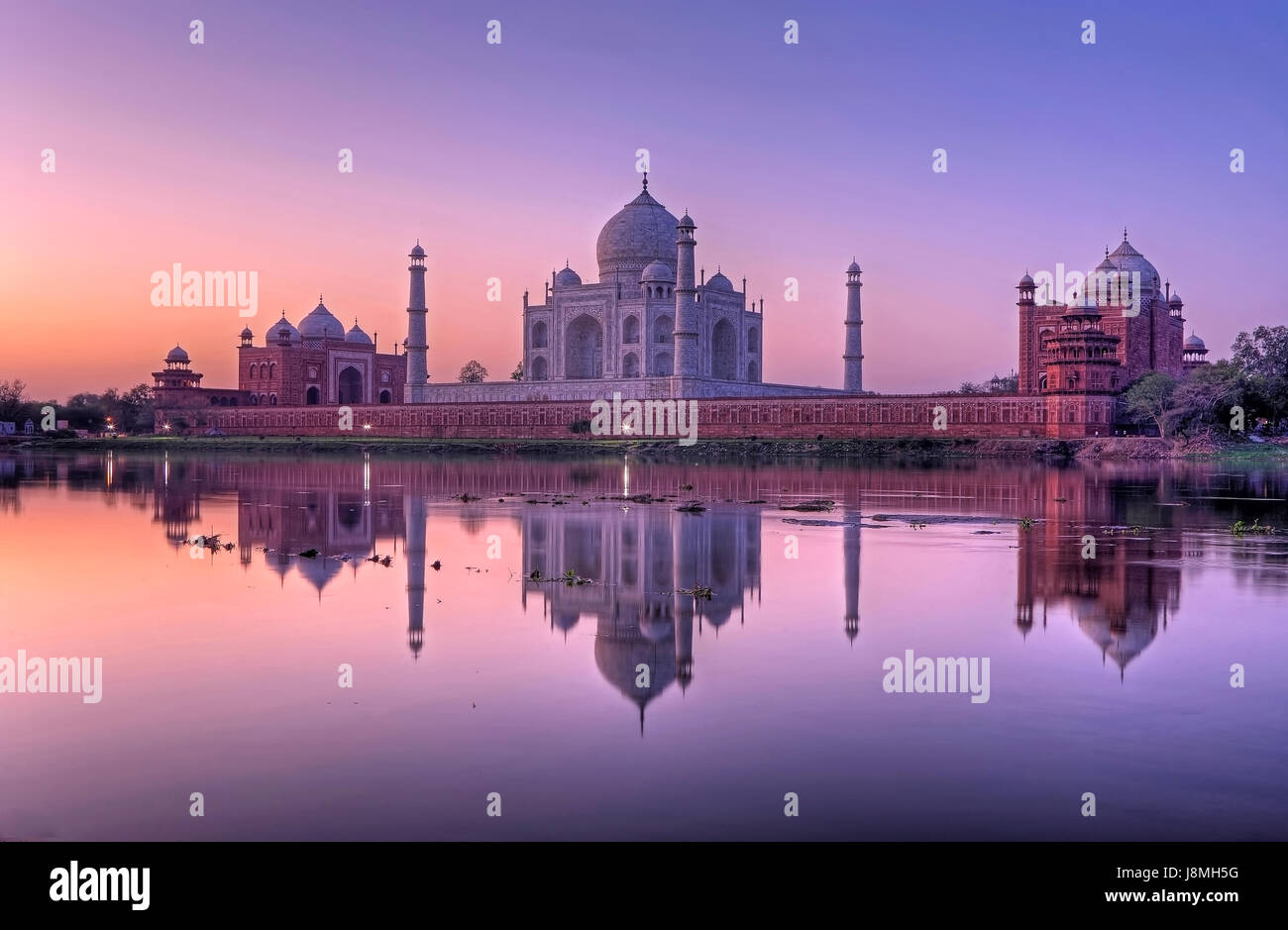 Taj Mahal, Agra, Uttar Pradesh, Indien. Stockfoto