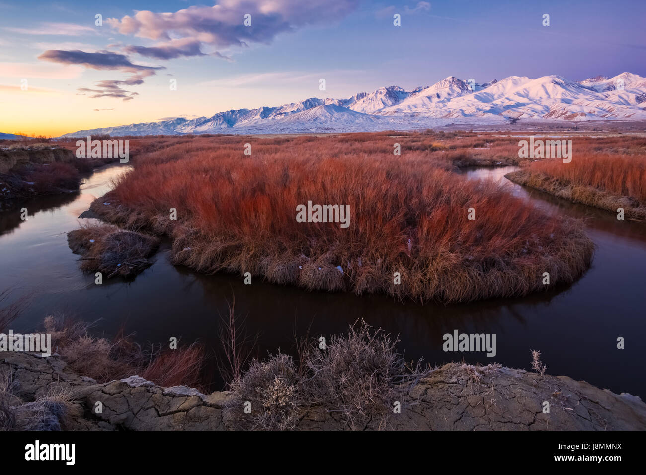 Die Berge der Sierra Nevada Stockfoto