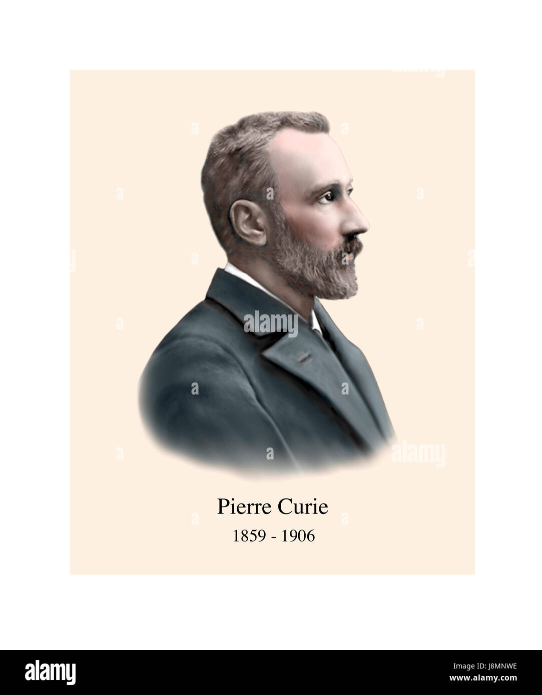 Pierre Curie, 1859-1906, französischer Physiker Stockfoto