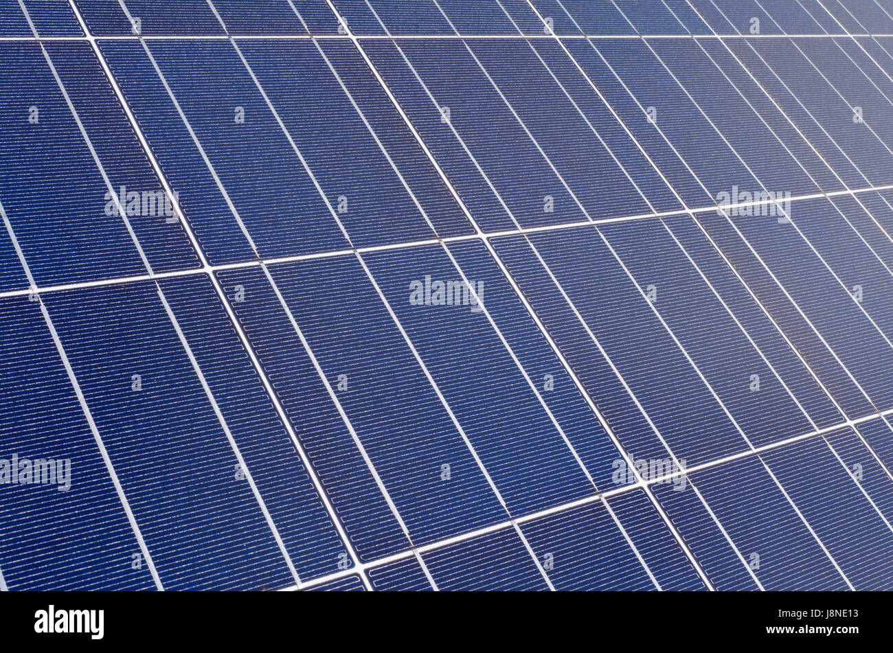 polykristalline Solarzellen Stockfoto