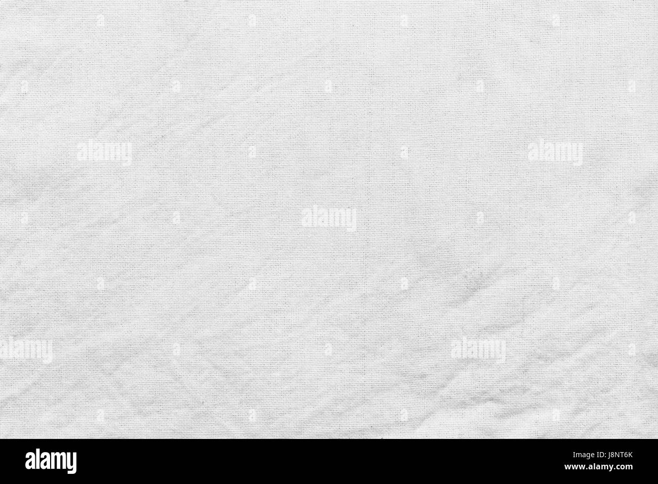 Weißer Kattun Oberfläche für Design Textur Hintergrund. Stockfoto
