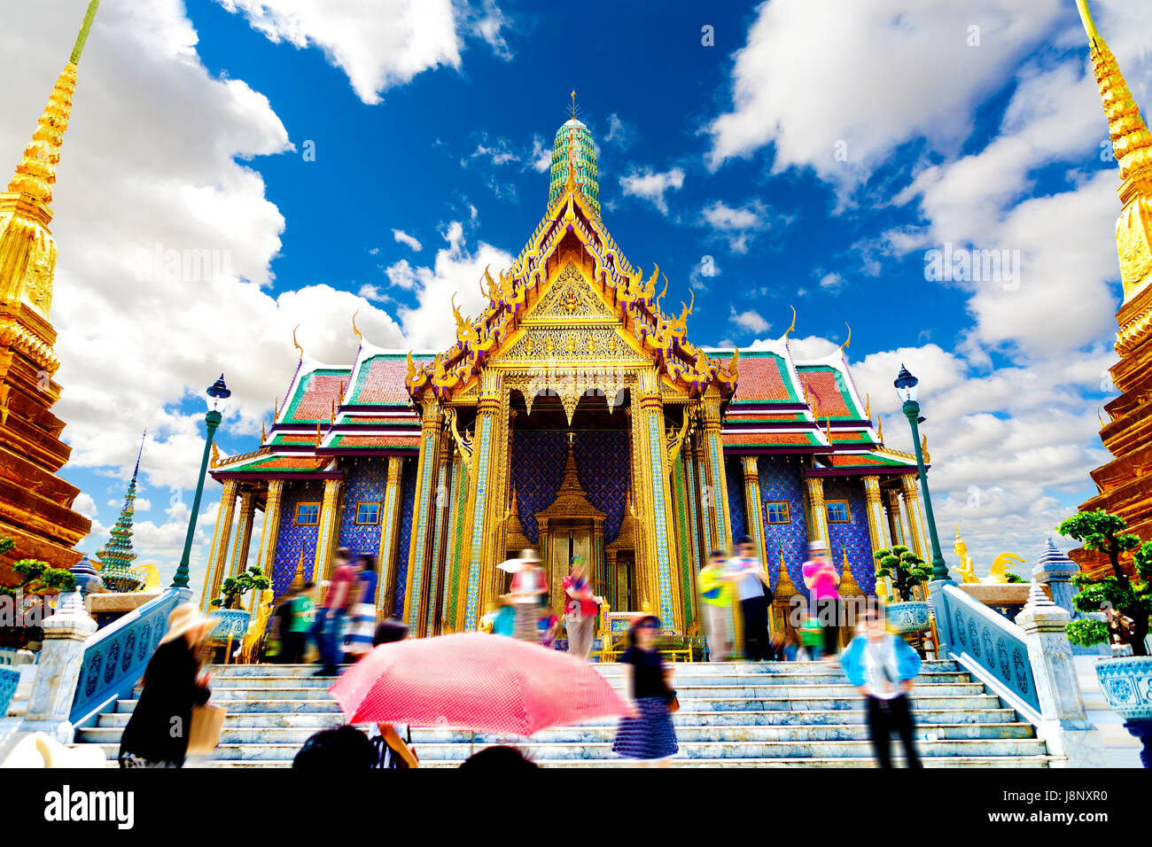 Königliche Palast Thailand. Bangkok Sehenswürdigkeiten Stockfoto