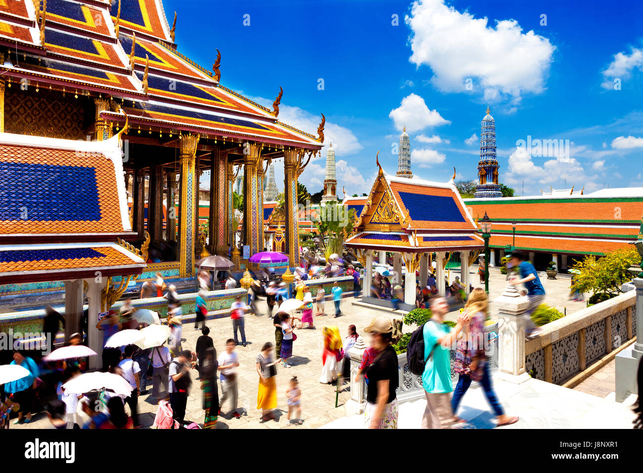 Königliche Palast Thailand. Bangkok Sehenswürdigkeiten Stockfoto