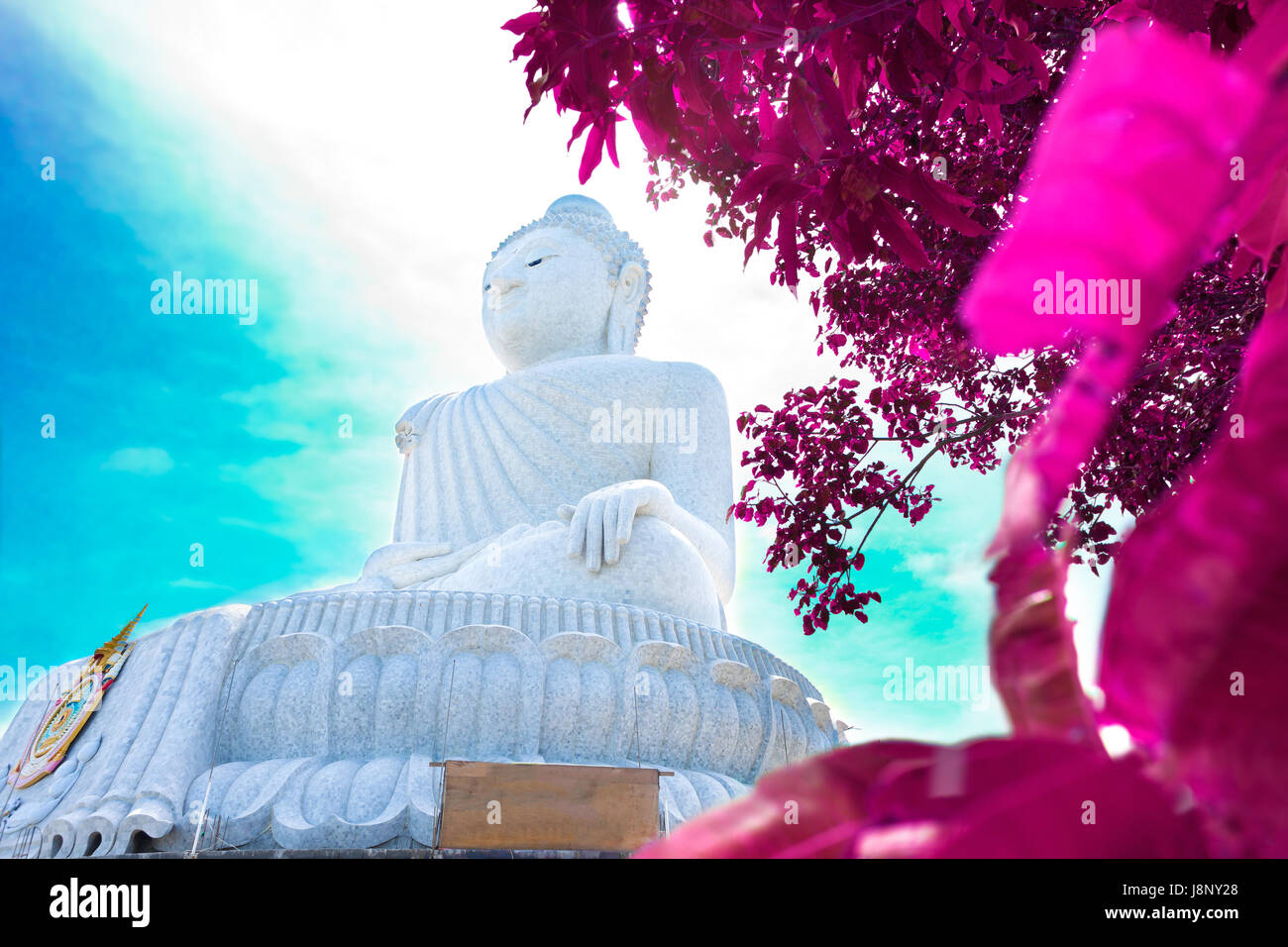 Big Buddha in Insel Phuket. Tempel und Kloster in Thailand Stockfoto