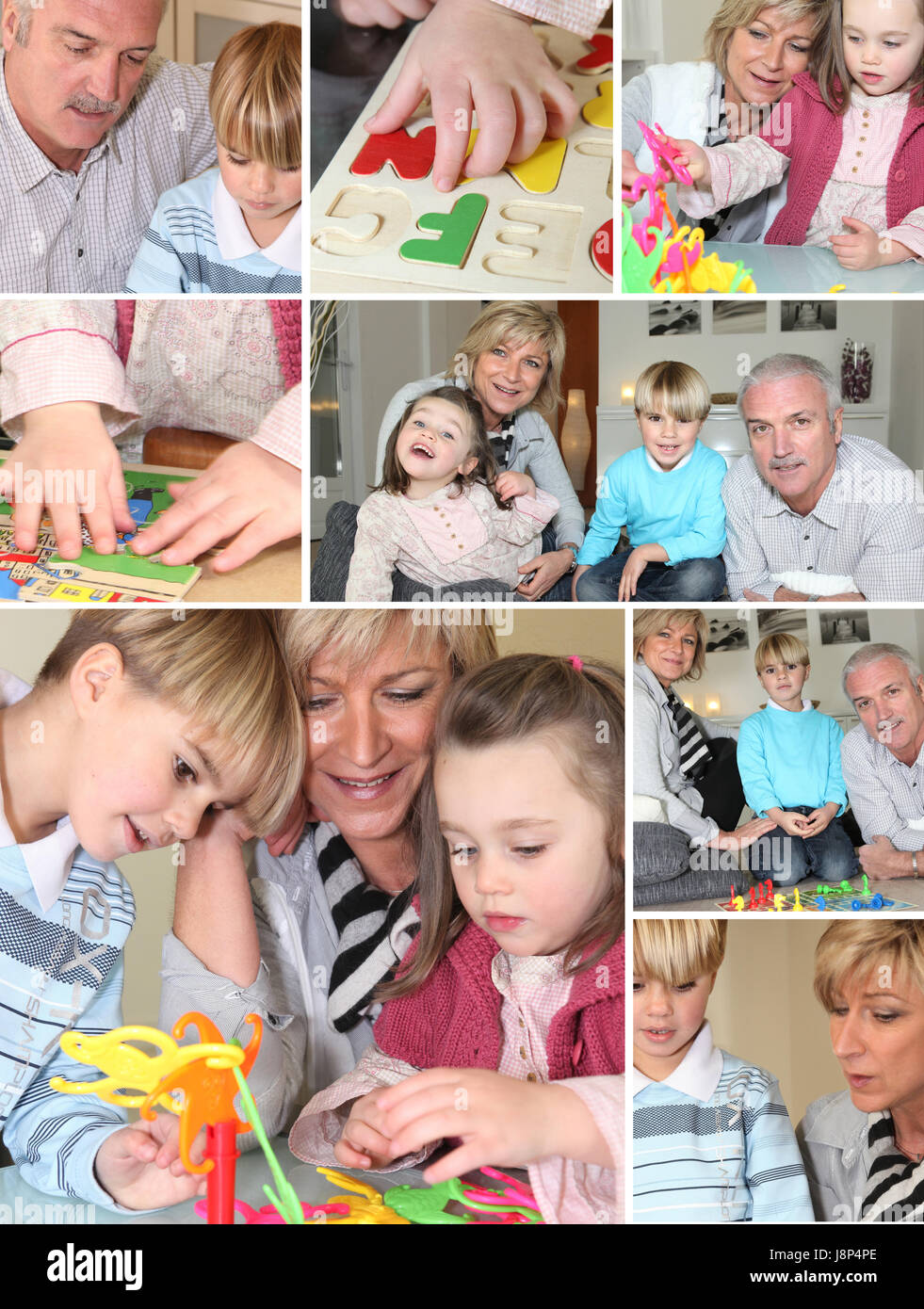 Person, Erwachsene, Erwachsener, Kindheit, Kind, Kinder, Kinder, Kleinkind, Großeltern, Stockfoto